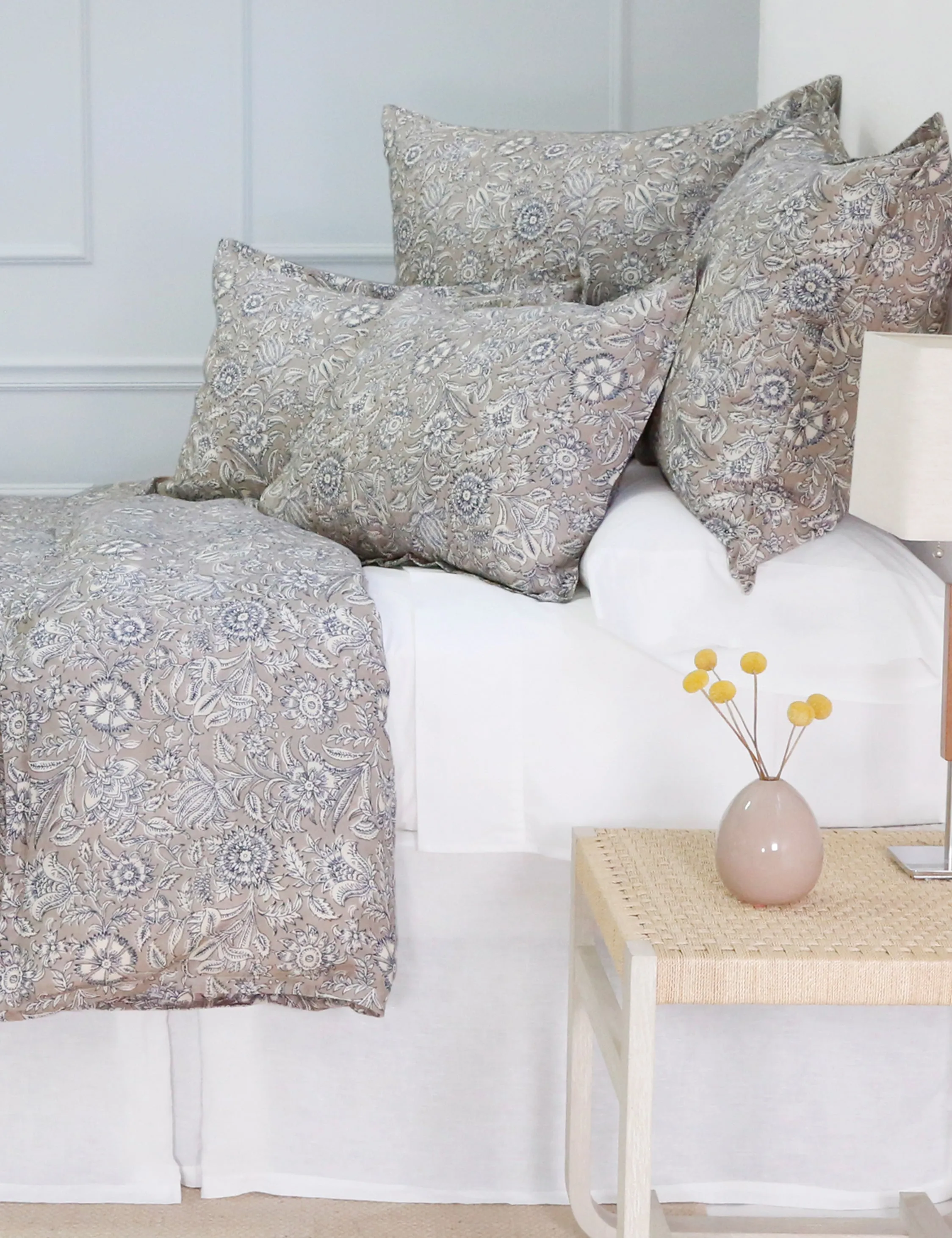 Brighton Linen Cotton Sham by Pom Pom at Home Lulu and Georgia