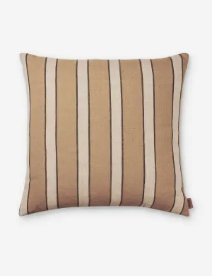Brown Cotton Pillow by Ferm Living Lulu and Georgia