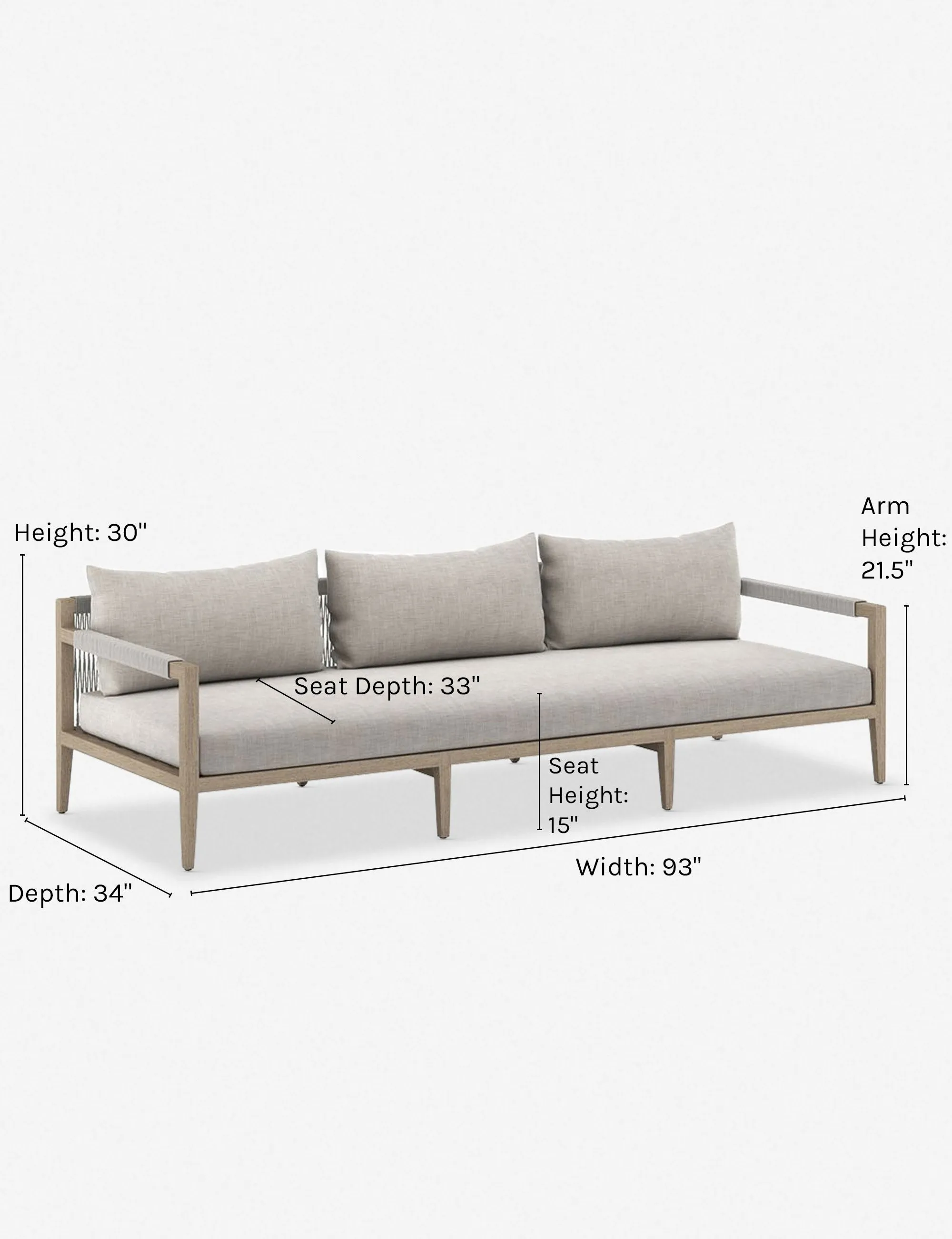 Cadenza Indoor / Outdoor Sofa Lulu and Georgia