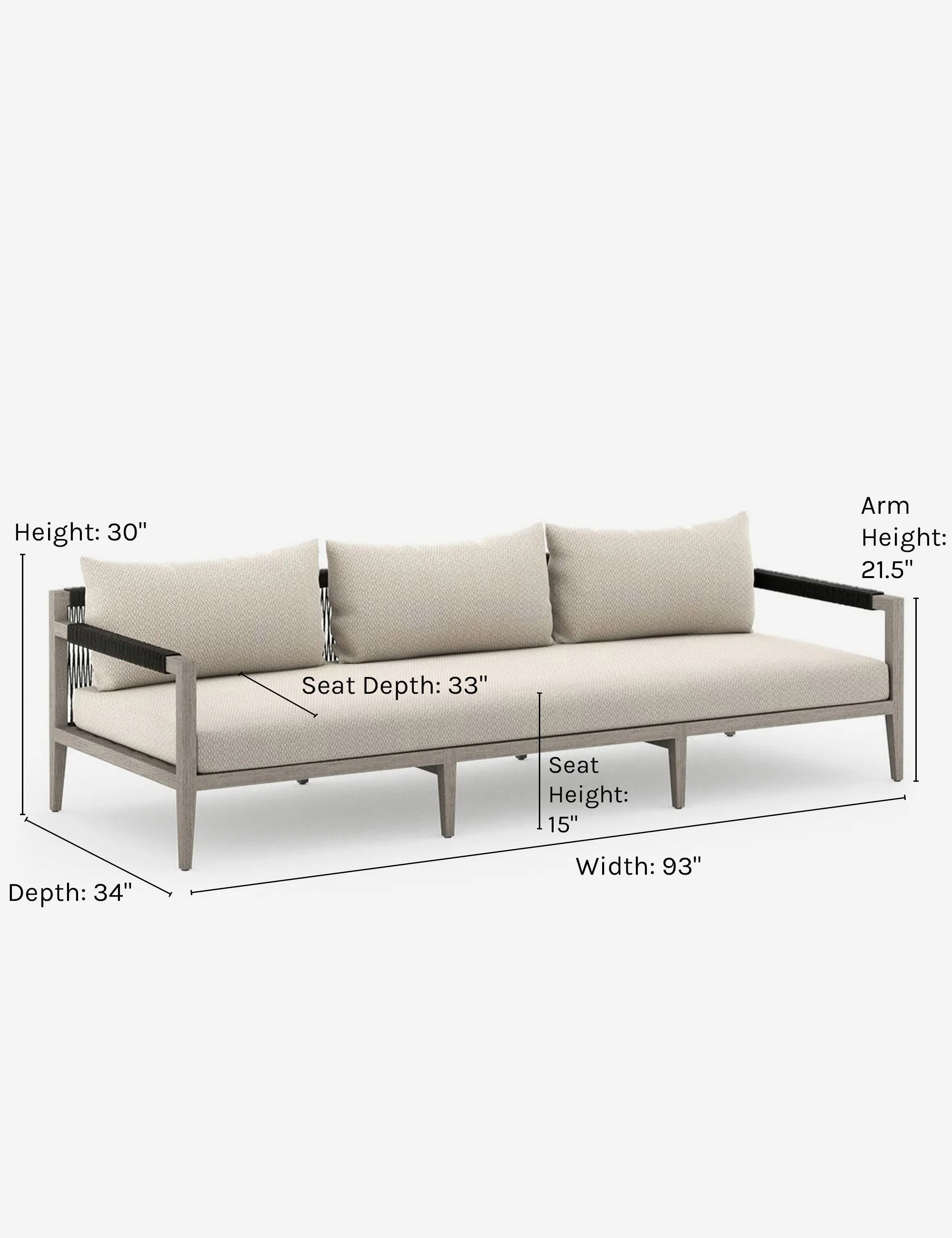 Cadenza Indoor / Outdoor Sofa Lulu and Georgia