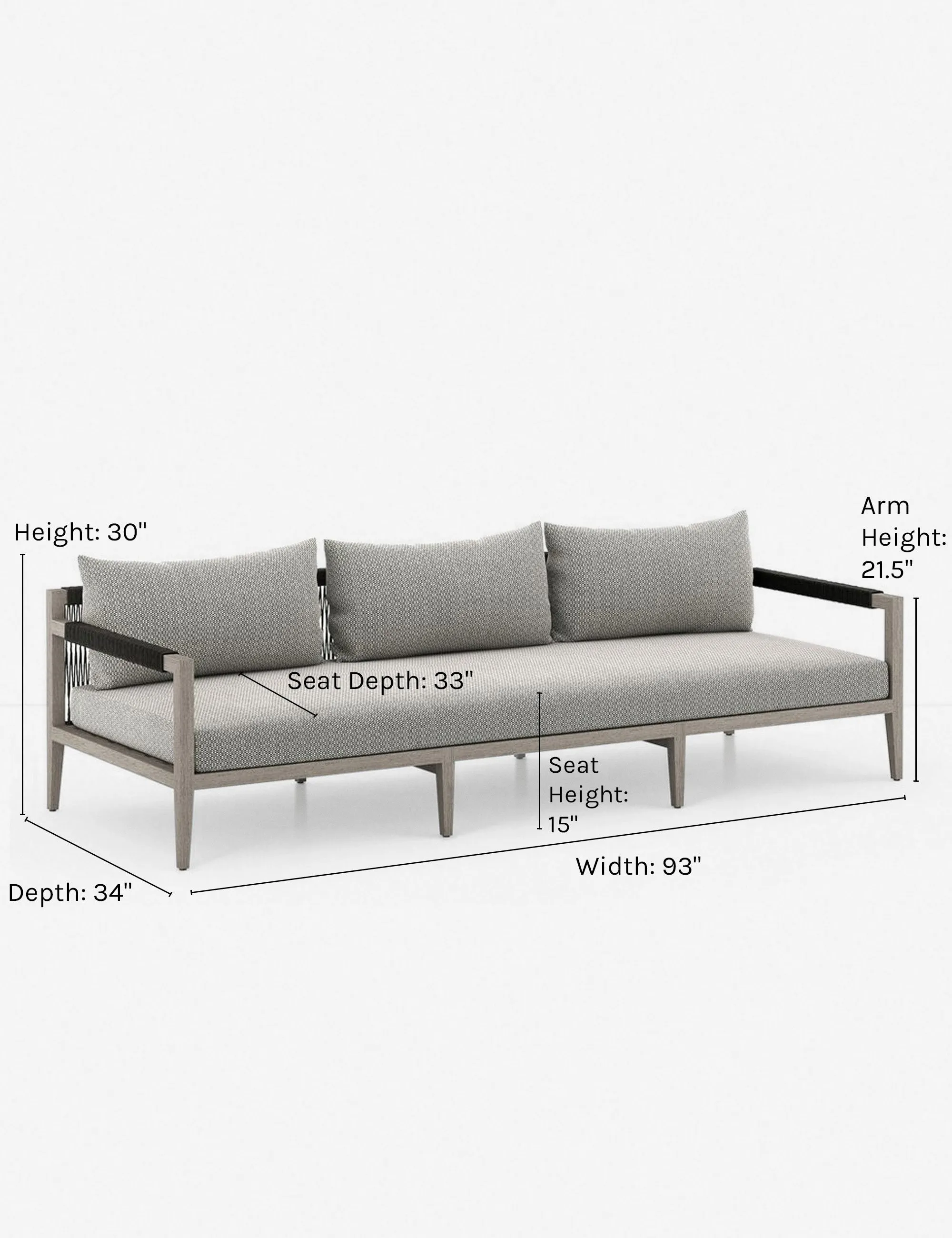 Cadenza Indoor / Outdoor Sofa Lulu and Georgia