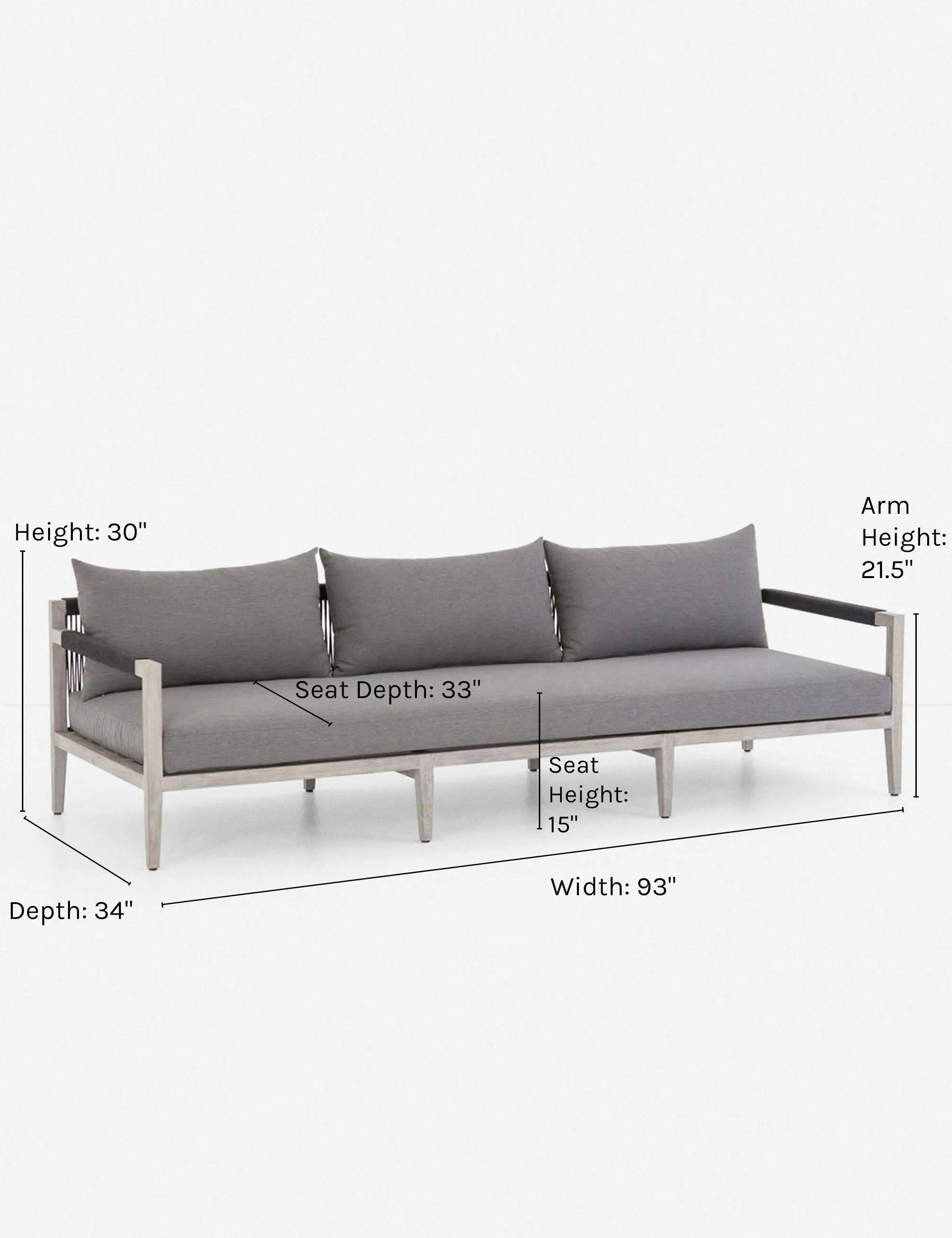 Cadenza Indoor / Outdoor Sofa Lulu and Georgia
