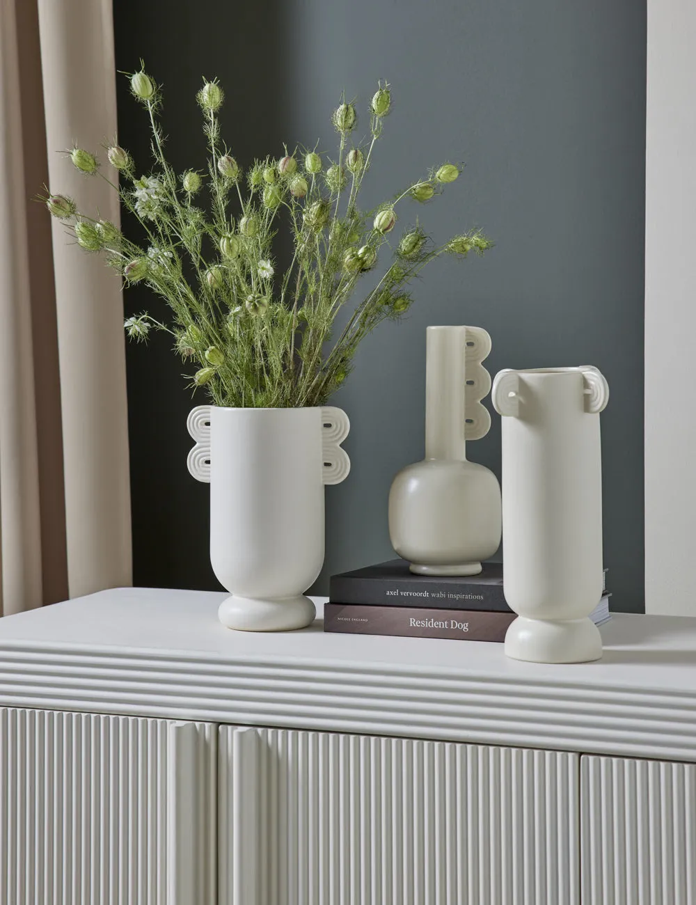 Calli Decorative Vase by Ferm Living Lulu and Georgia