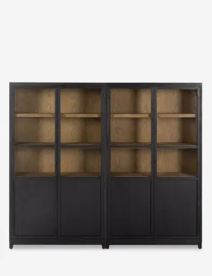 Carly Double Curio Cabinet Lulu and Georgia
