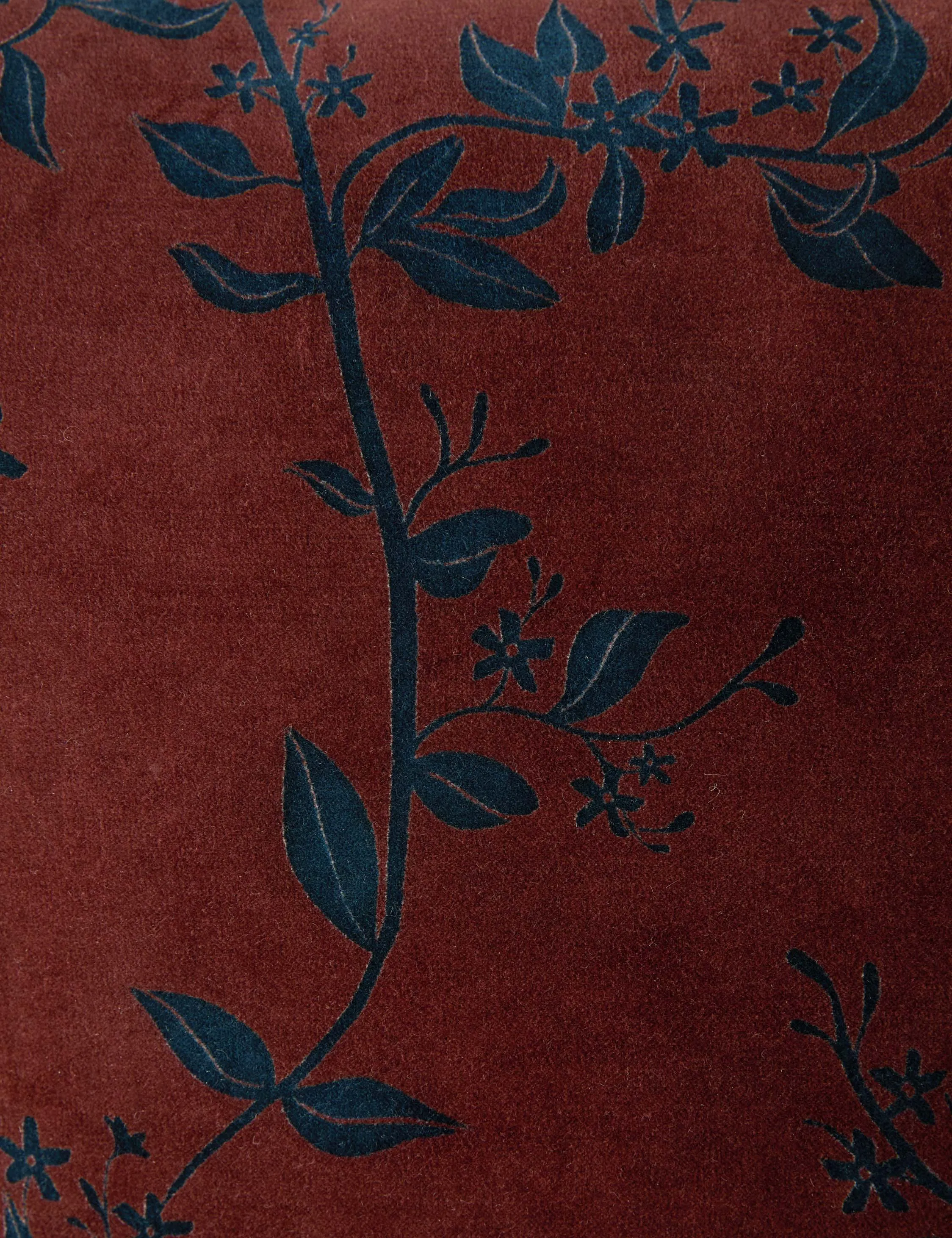 Carmine Velvet Pillow Lulu and Georgia