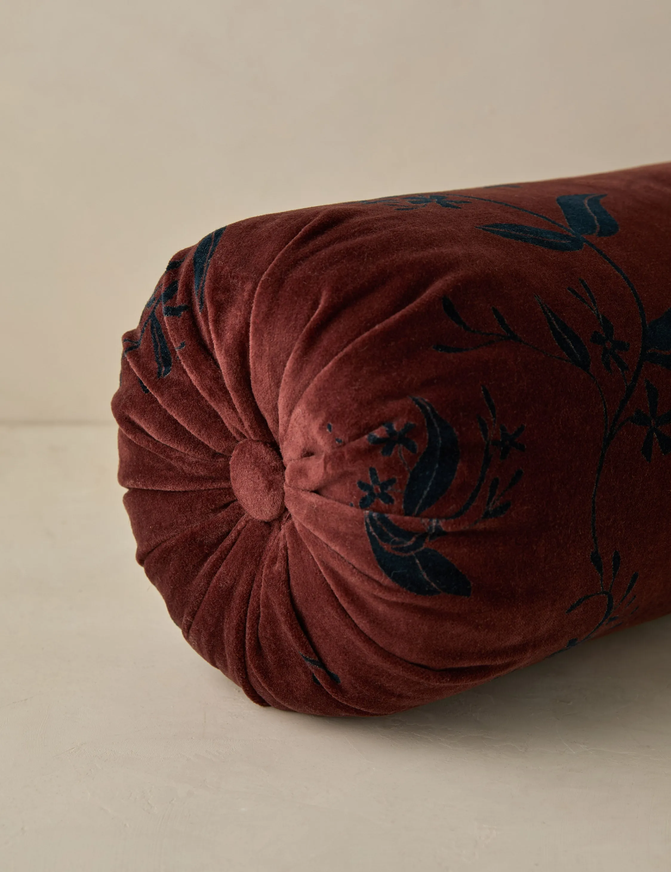 Carmine Velvet Pillow Lulu and Georgia