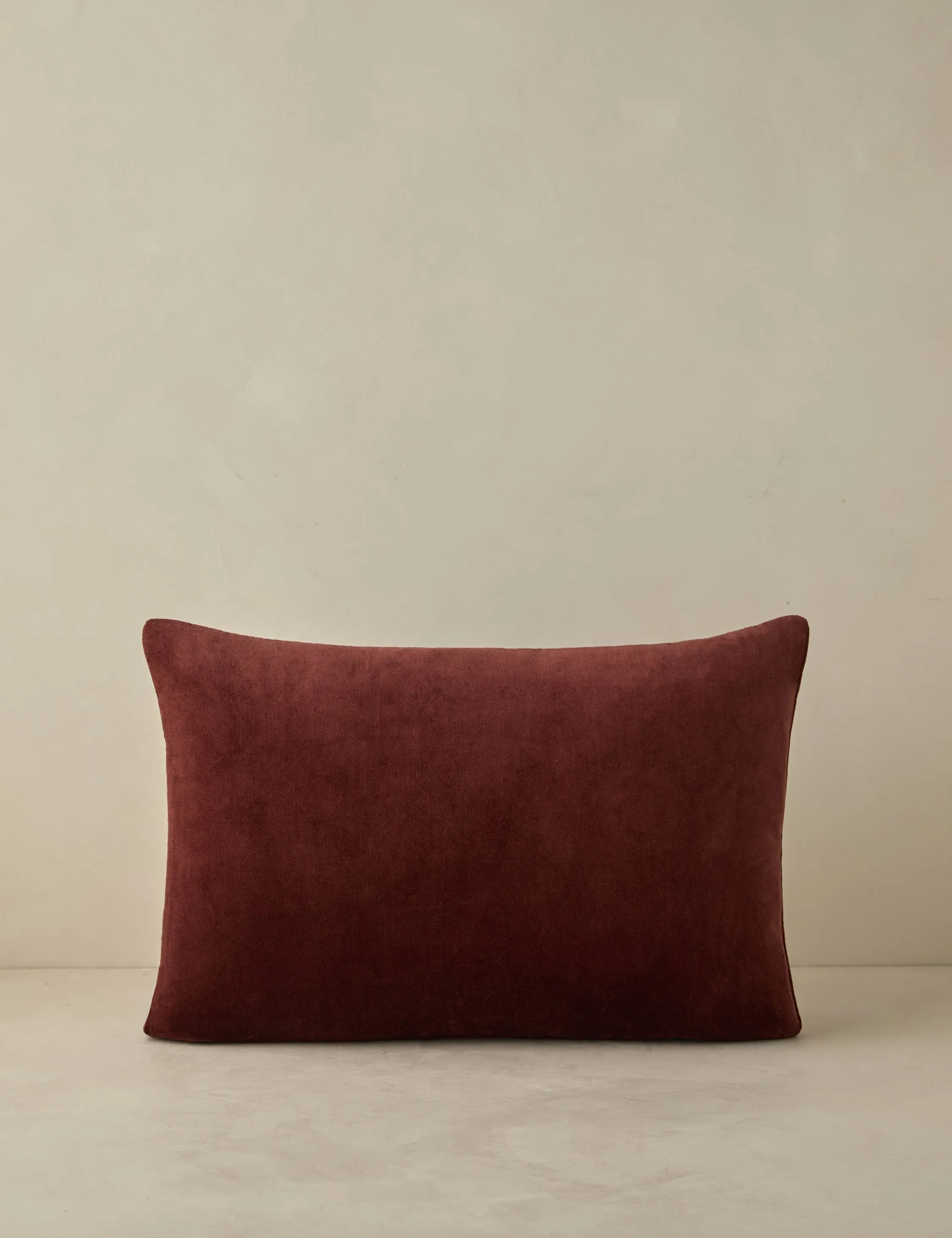 Carmine Velvet Pillow Lulu and Georgia