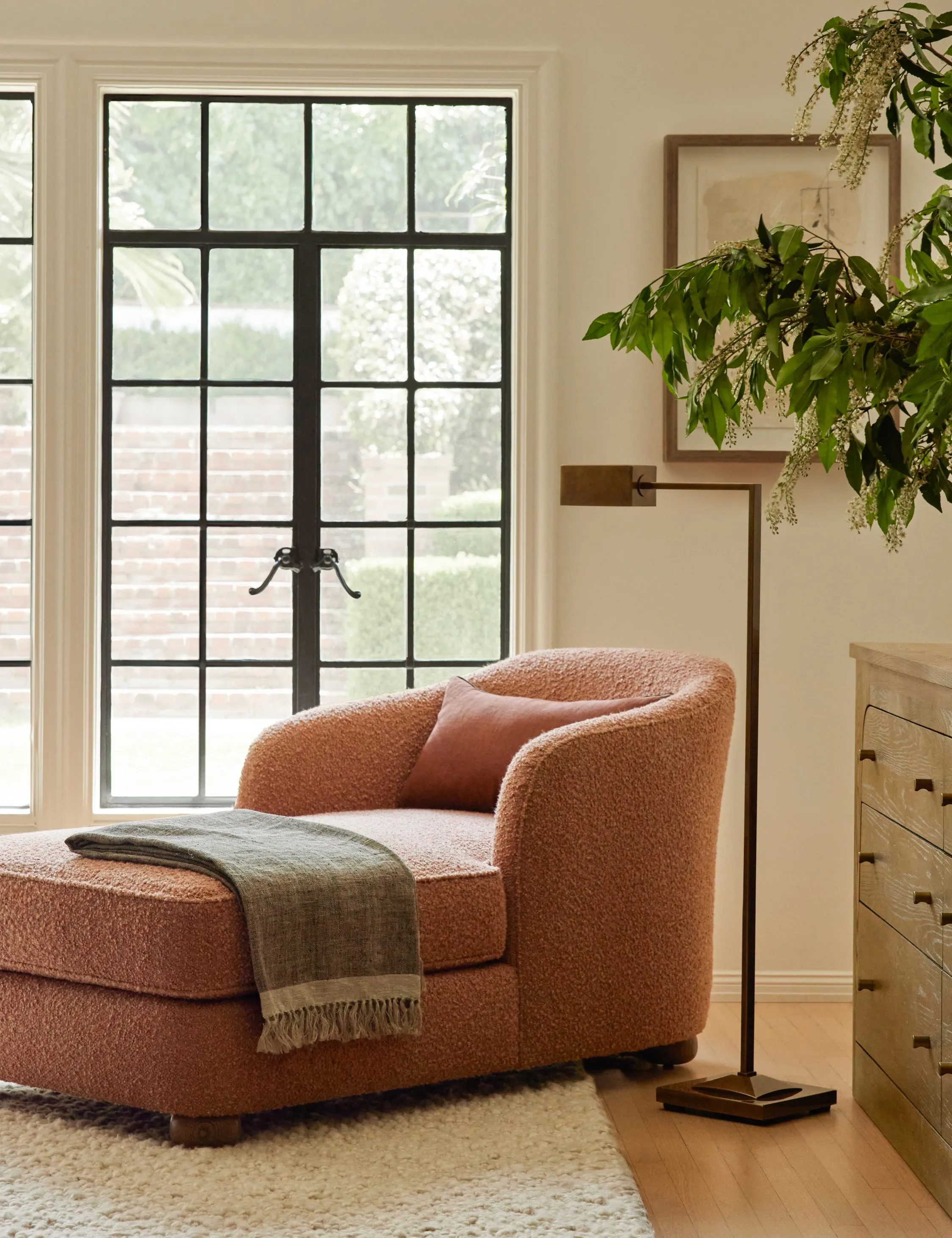 Carys Contrast Linen Pillow Lulu and Georgia