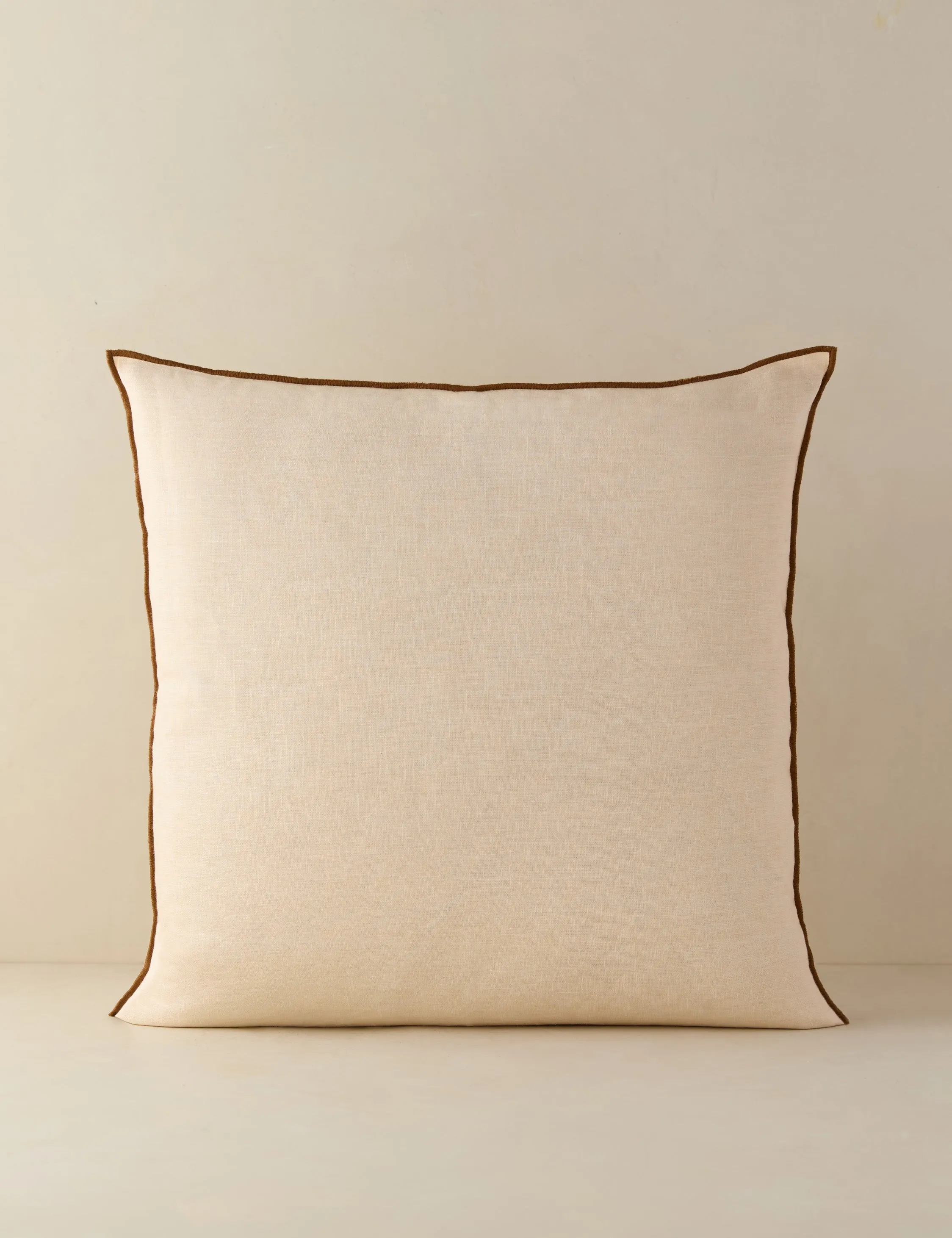Carys Contrast Linen Pillow Lulu and Georgia