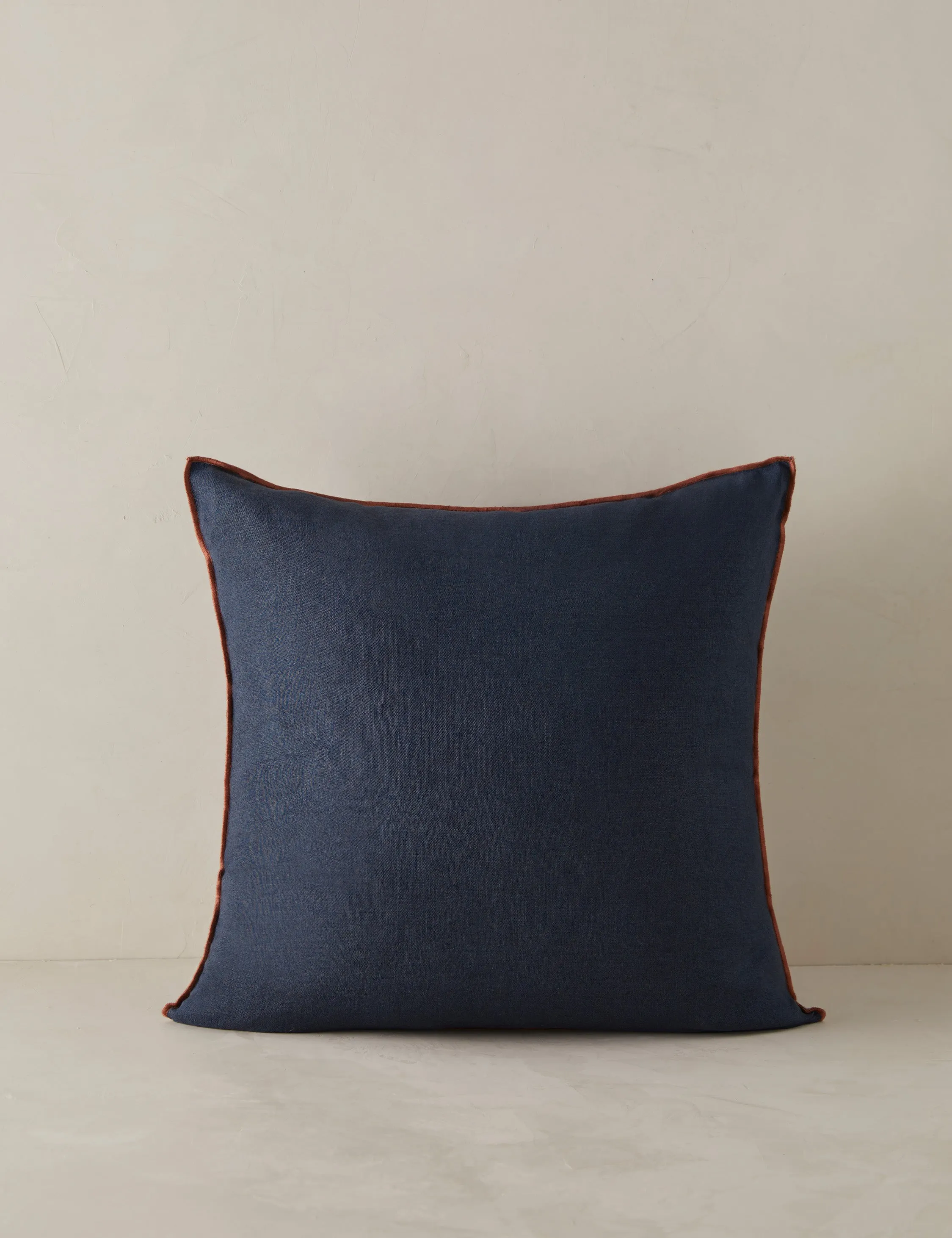 Carys Contrast Linen Pillow Lulu and Georgia