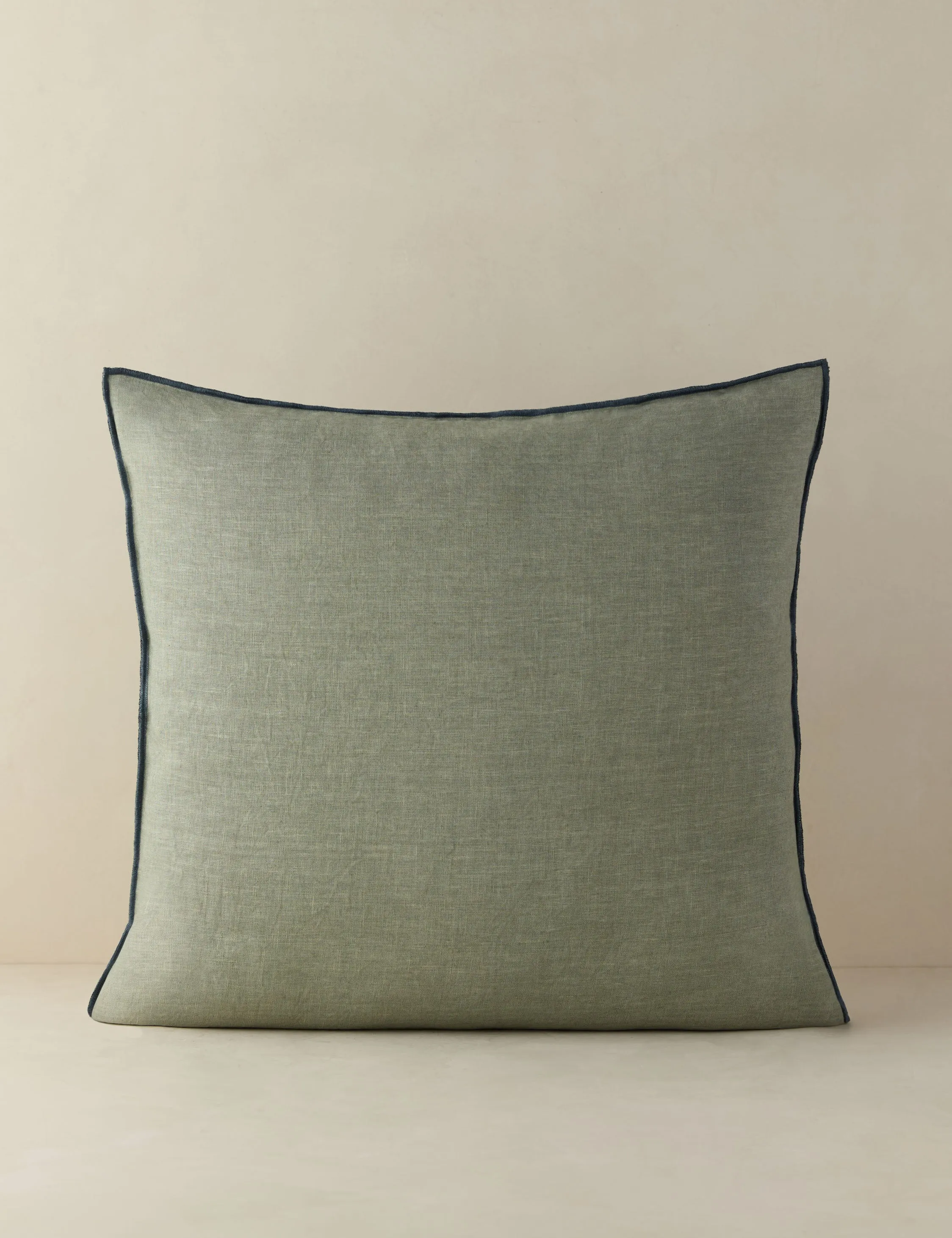 Carys Contrast Linen Pillow Lulu and Georgia