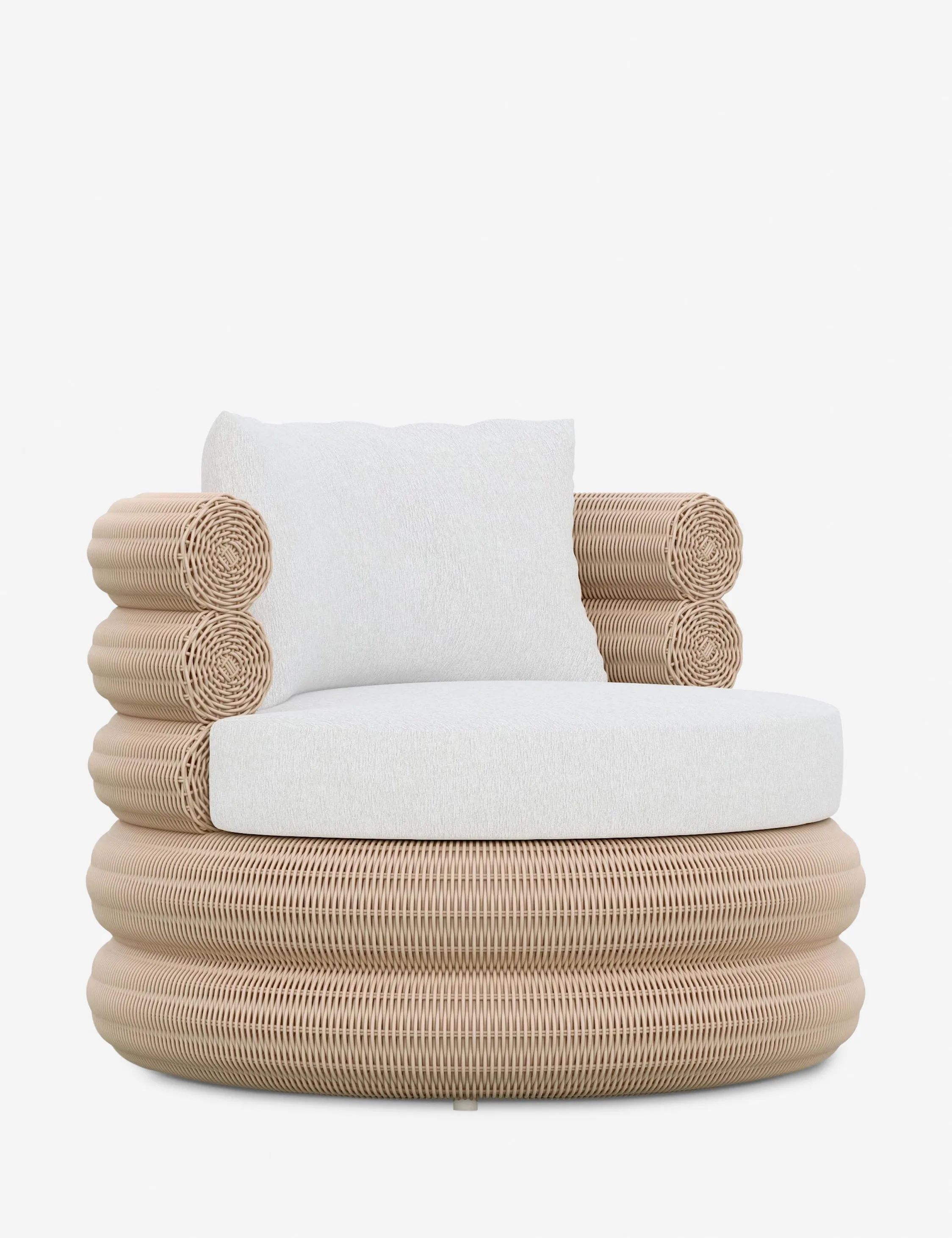 Castaneda Indoor / Outdoor Swivel Chair Lulu and Georgia
