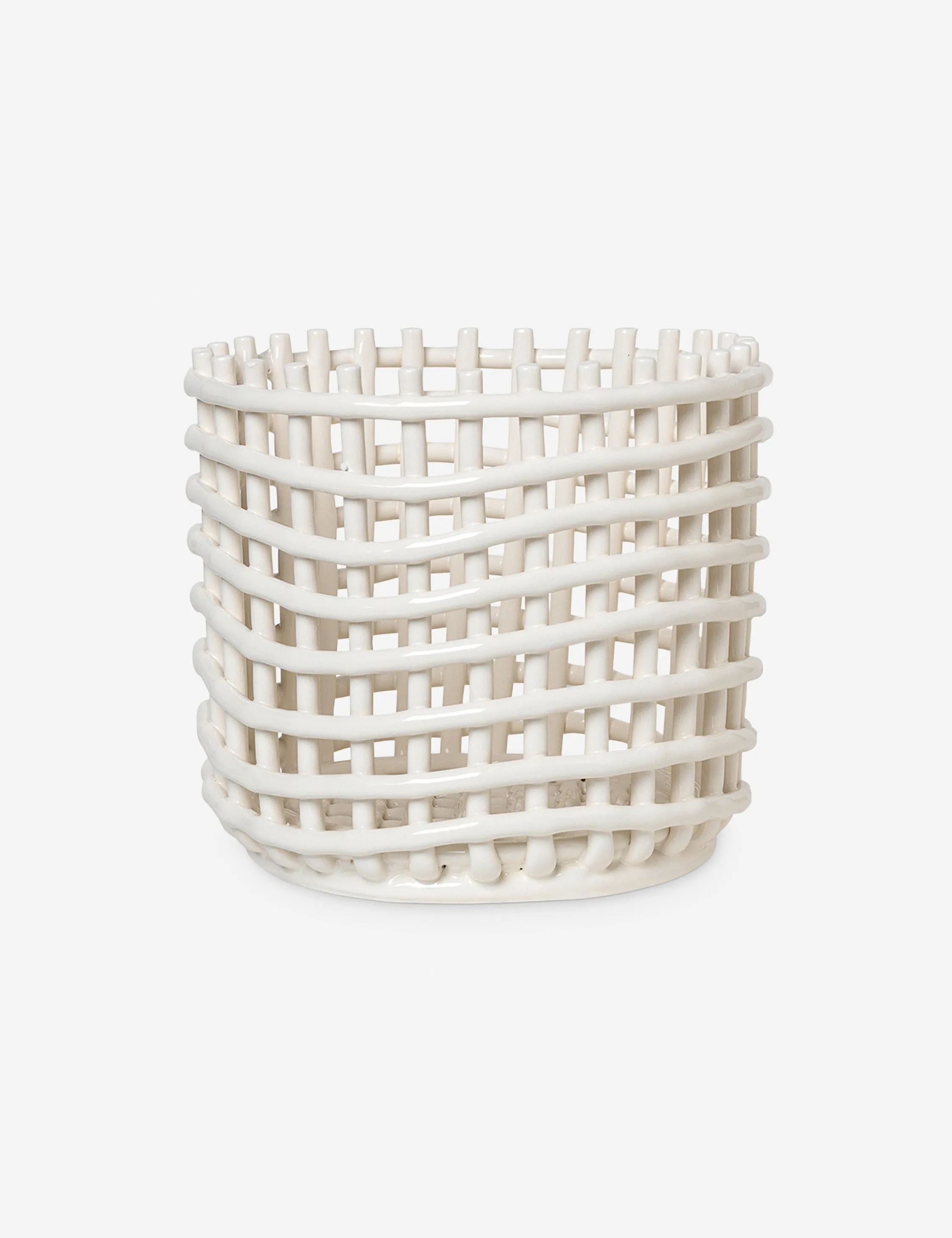 Ceramic Basket by Ferm Living Lulu and Georgia