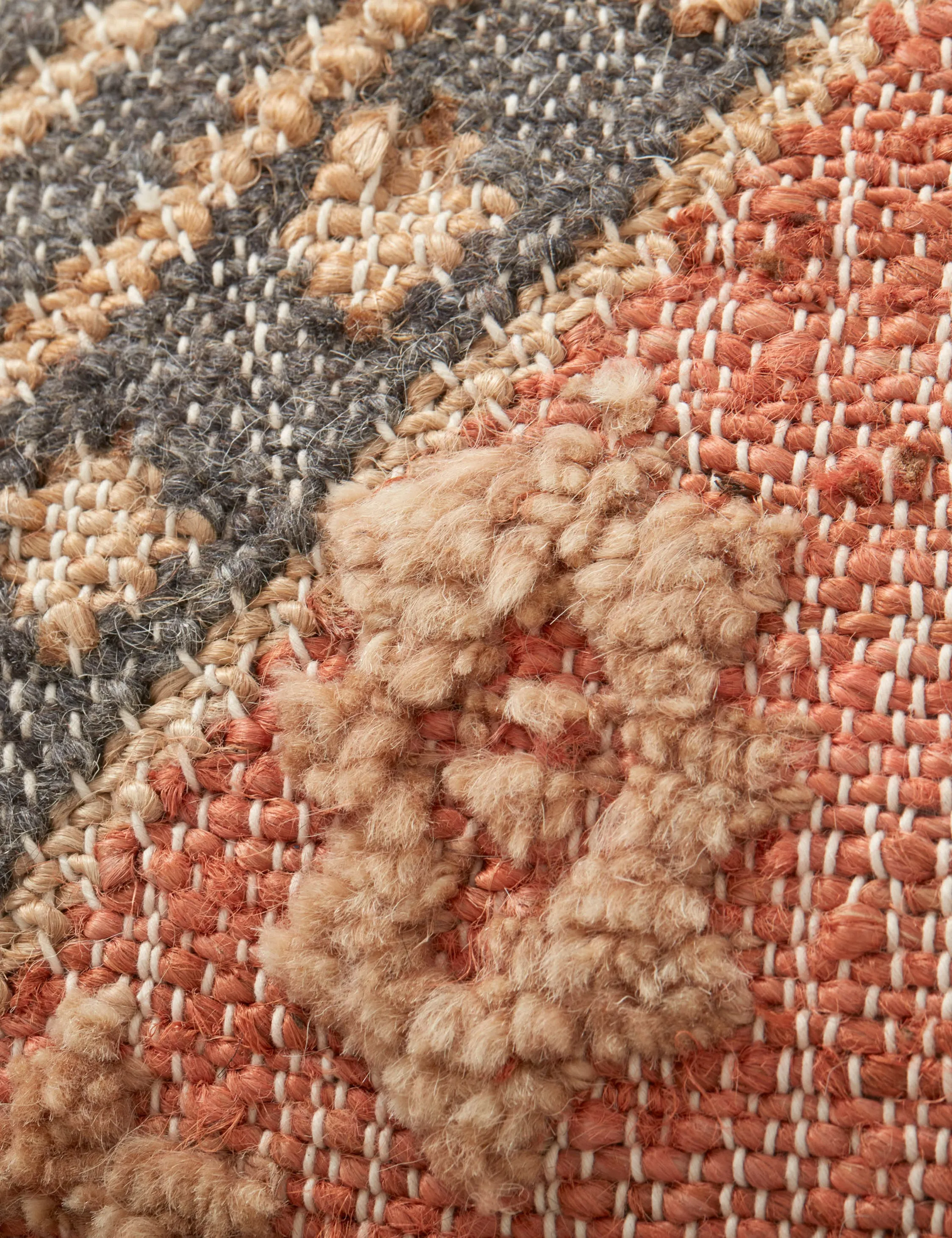 Chambers Pouf, Charcoal Lulu and Georgia