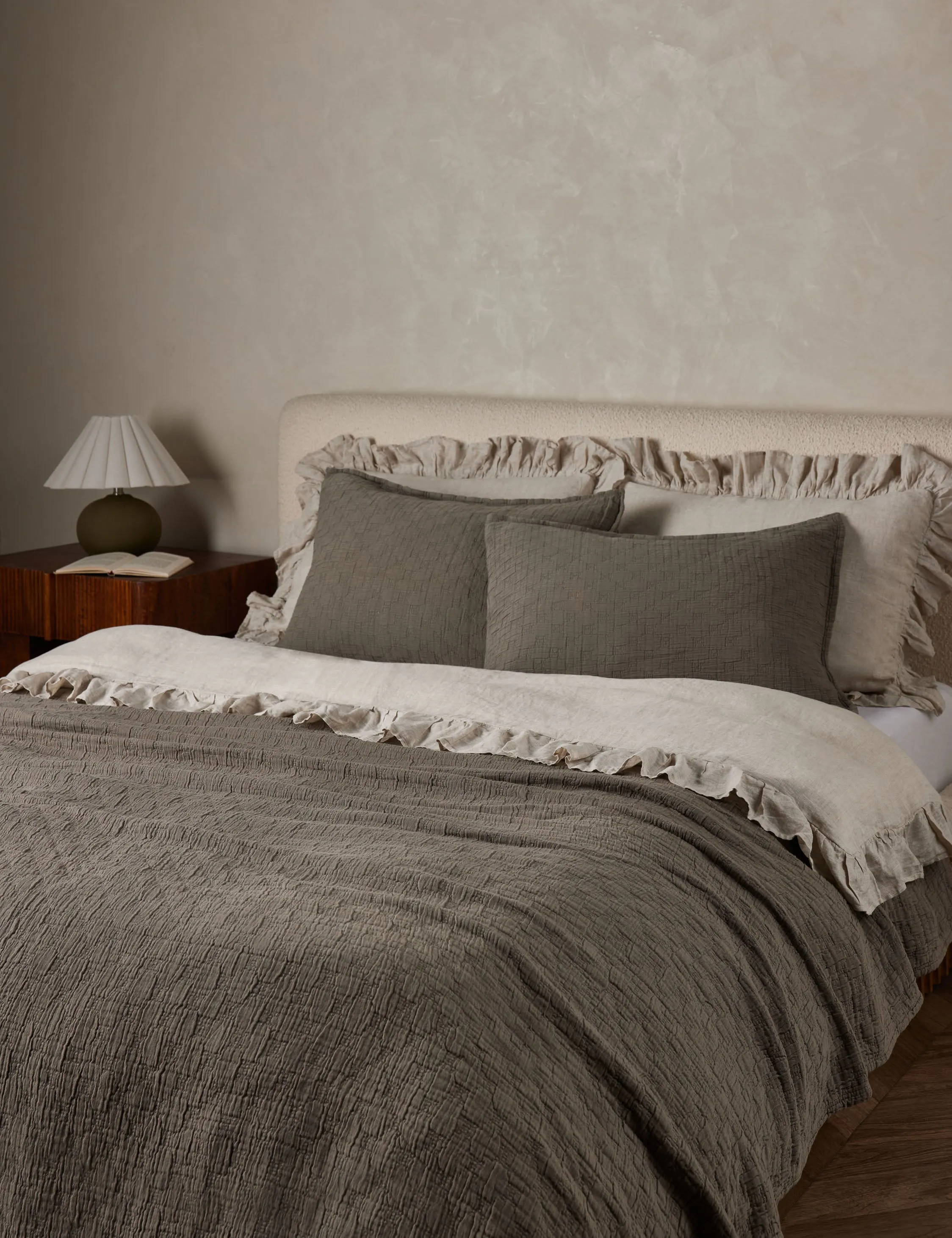 Charlie Linen Duvet by Pom Pom at Home Lulu and Georgia