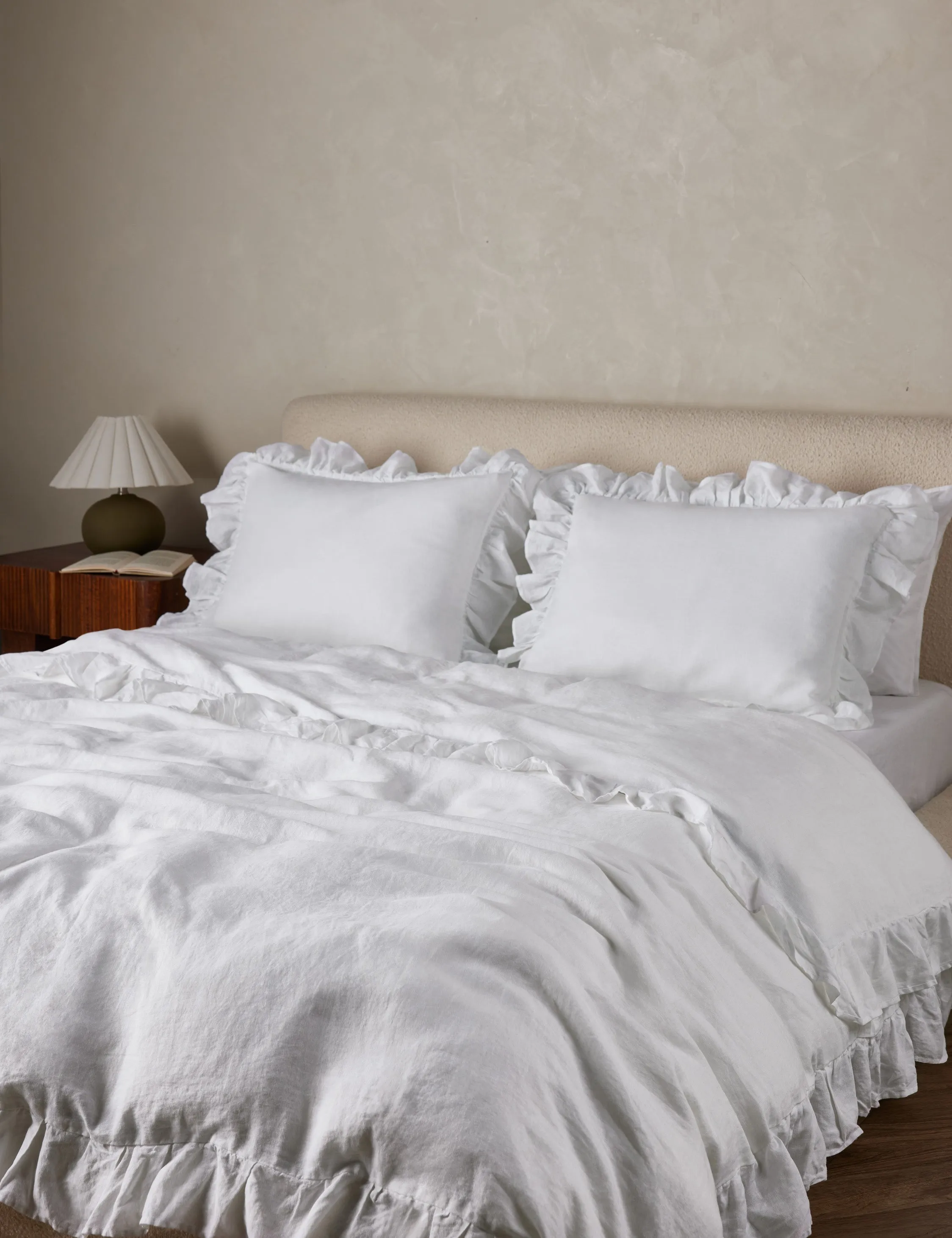 Charlie Linen Duvet by Pom Pom at Home Lulu and Georgia