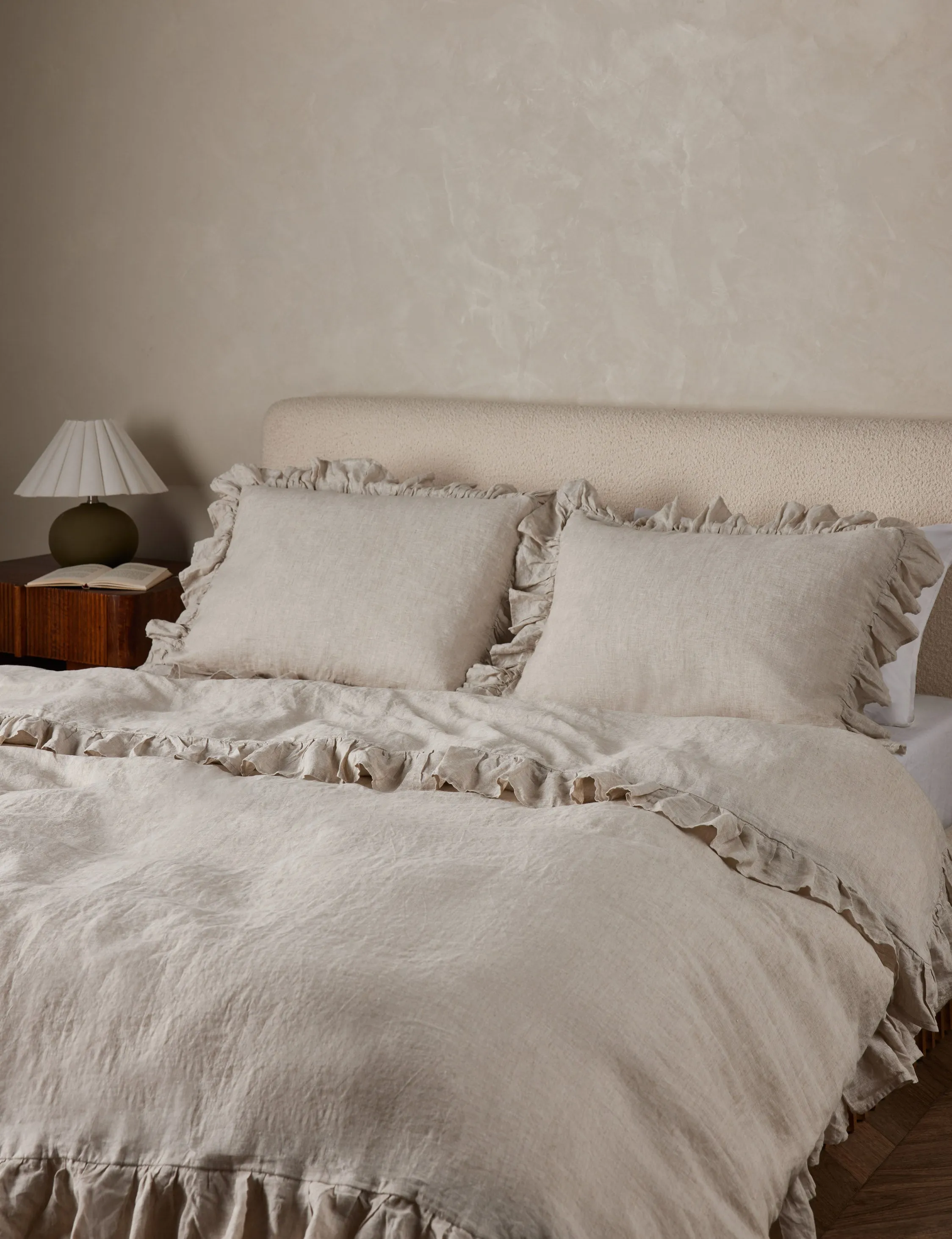Charlie Linen Duvet by Pom Pom at Home Lulu and Georgia