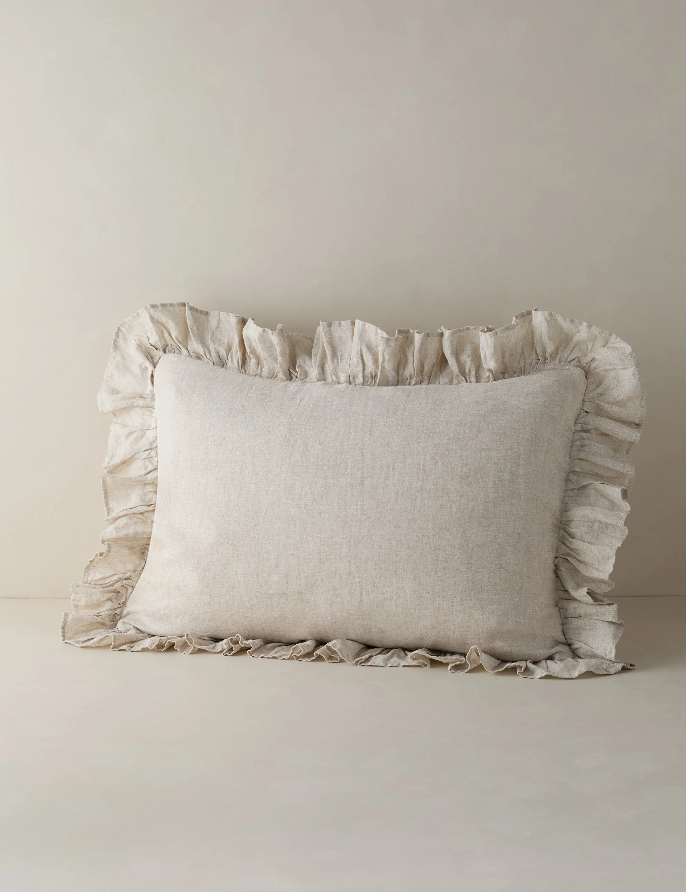 Charlie Linen Sham by Pom Pom at Home Lulu and Georgia