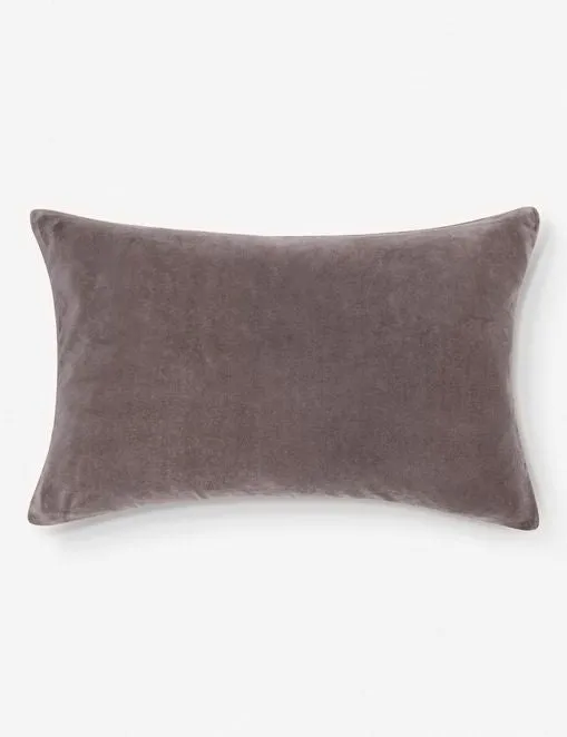 Charlotte Velvet Lumbar Pillow Lulu and Georgia