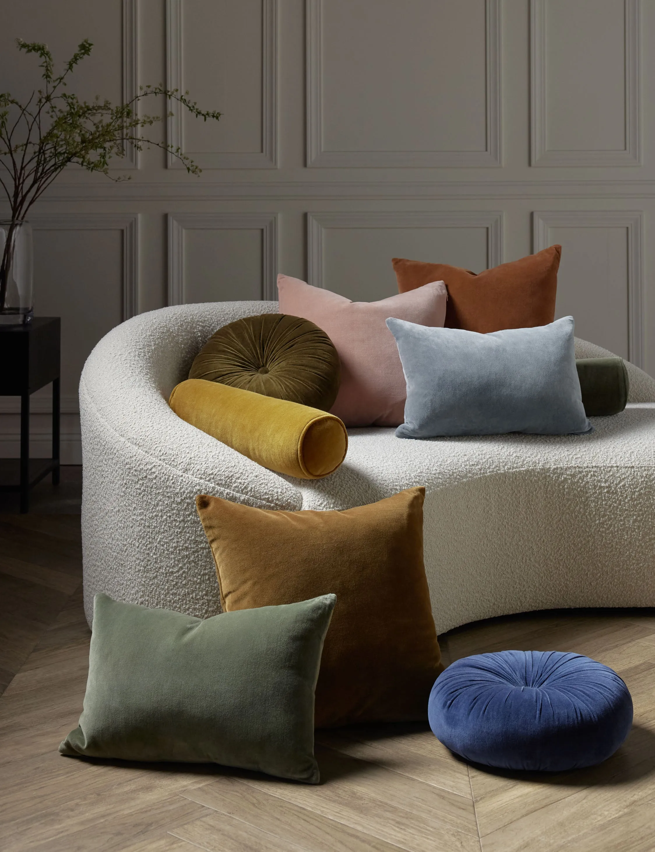 Charlotte Velvet Pillow Lulu and Georgia