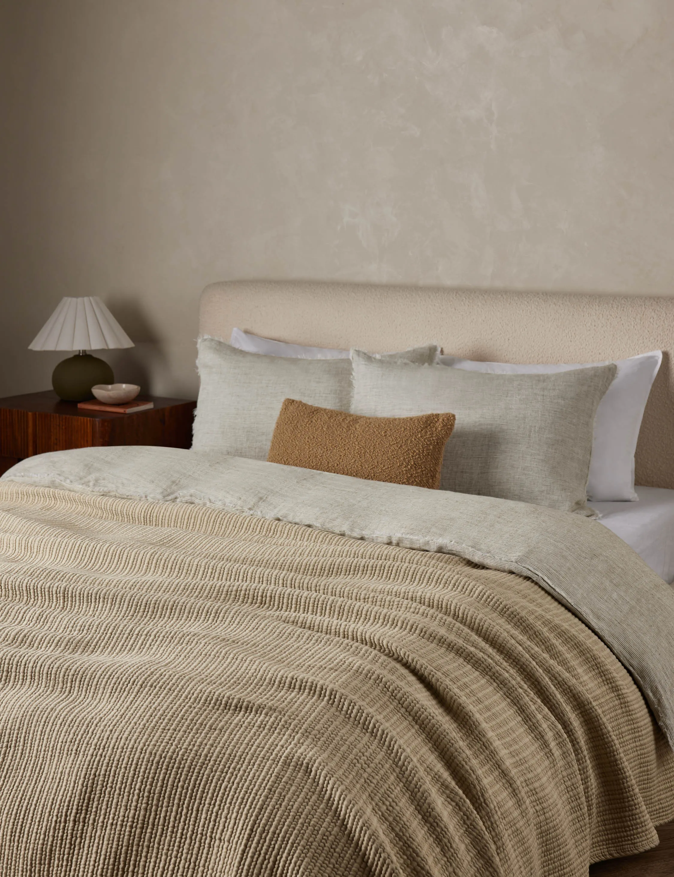 Chatham Cotton Matelasse Coverlet by Pom Pom at Home Lulu and Georgia