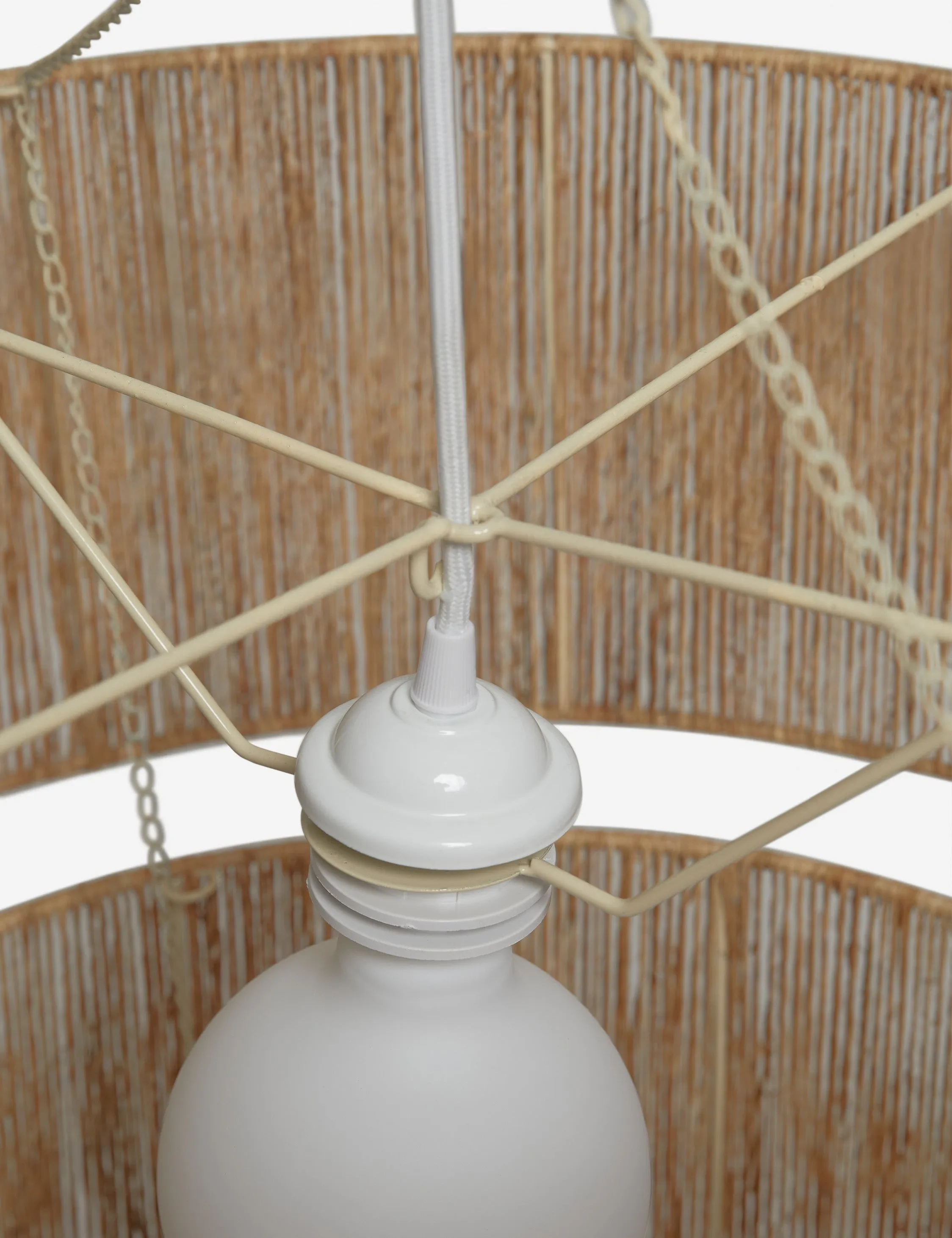 Chavette Chandelier, Natural Lulu and Georgia