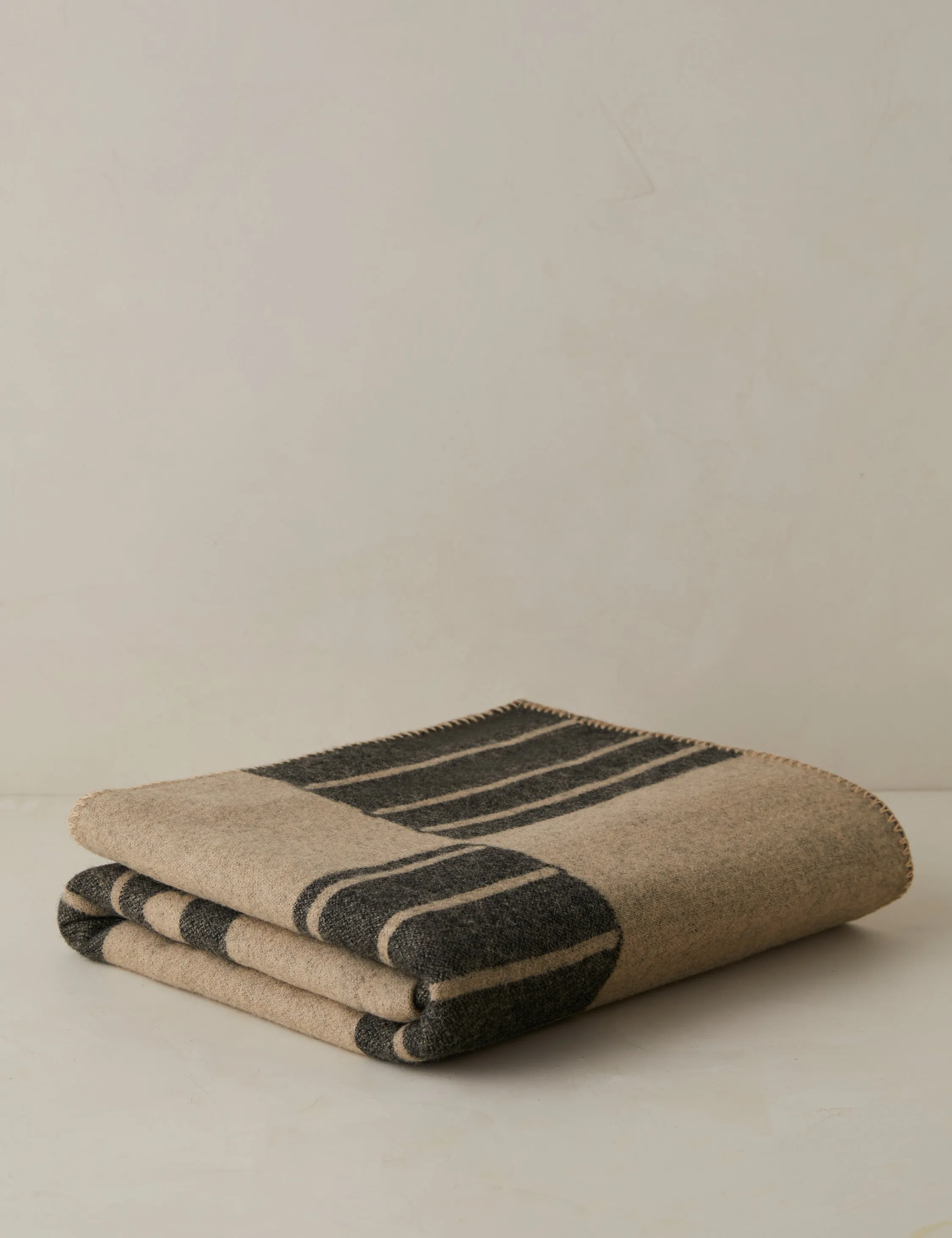 Checkered Reversible Wool Throw by Sarah Sherman Samuel Lulu and Georgia