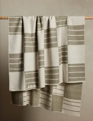 Checkered Reversible Wool Throw by Sarah Sherman Samuel Lulu and Georgia