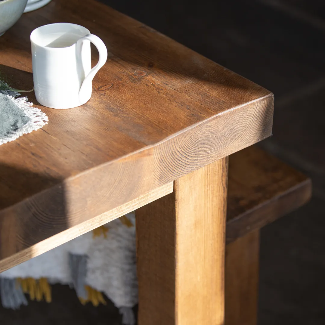 Chopwell Dining Table And Benches Funky Chunky