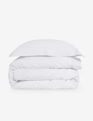 Classico Hemstitch Cotton Sateen Duvet Set by Pom Pom at Home Lulu and Georgia