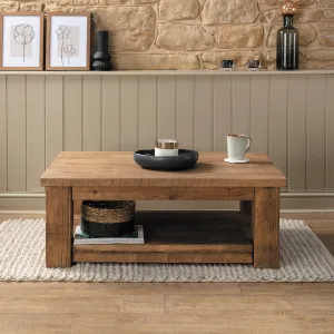 Coleridge Coffee Table with Shelf Funky Chunky