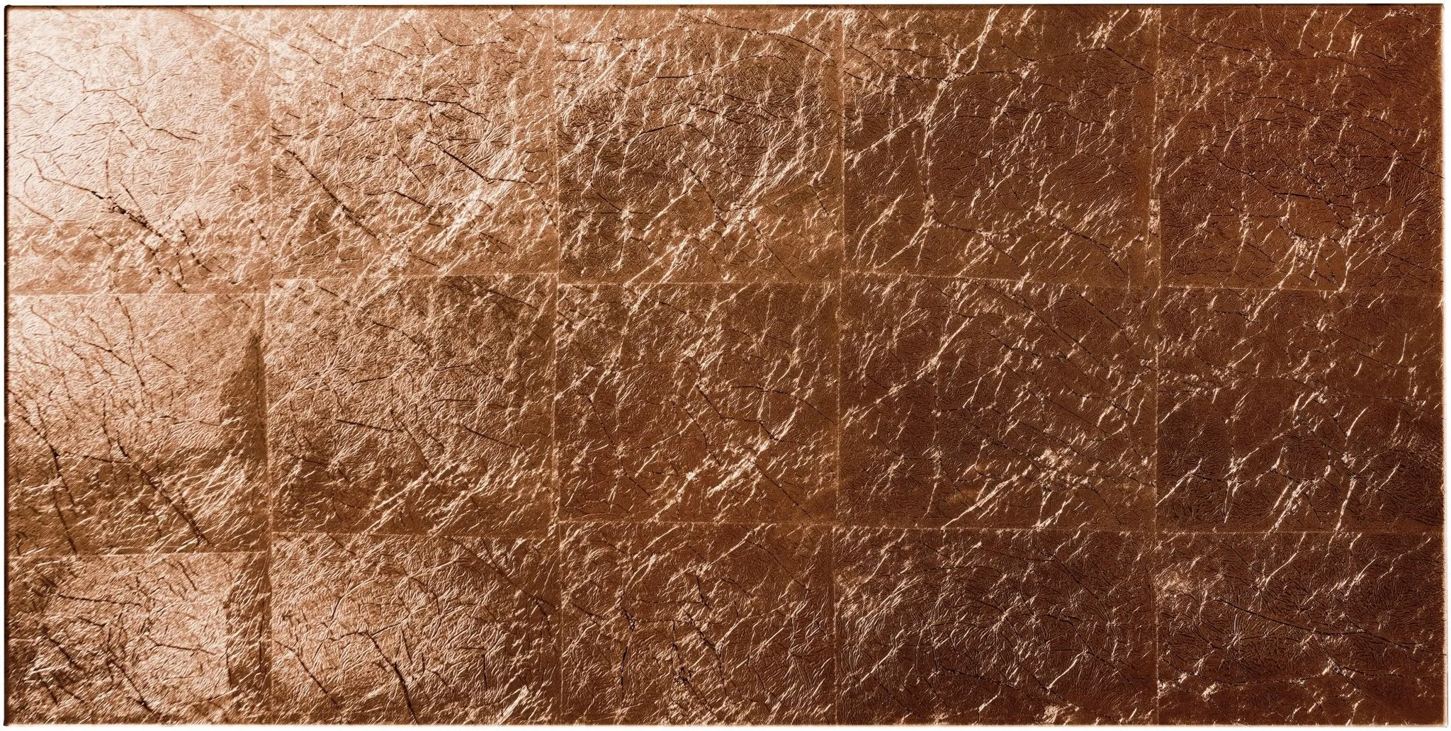 Copper Leaf Bold Decorative Glass
