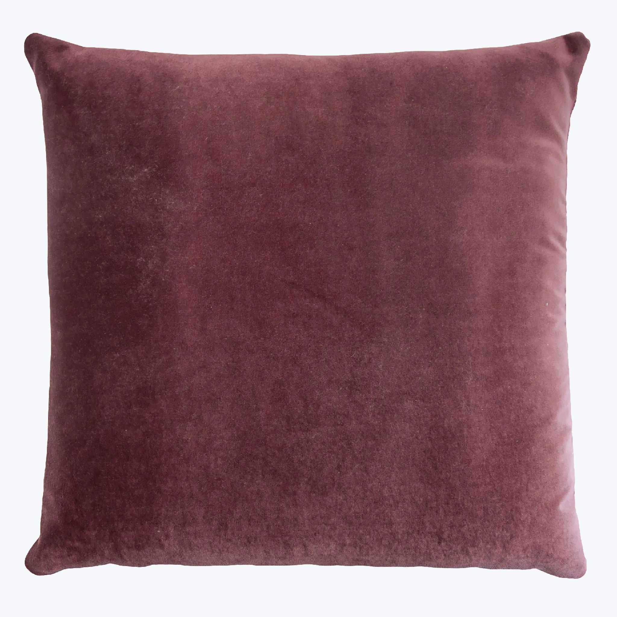 Coral Reef Velvet Pillow, Burgundy