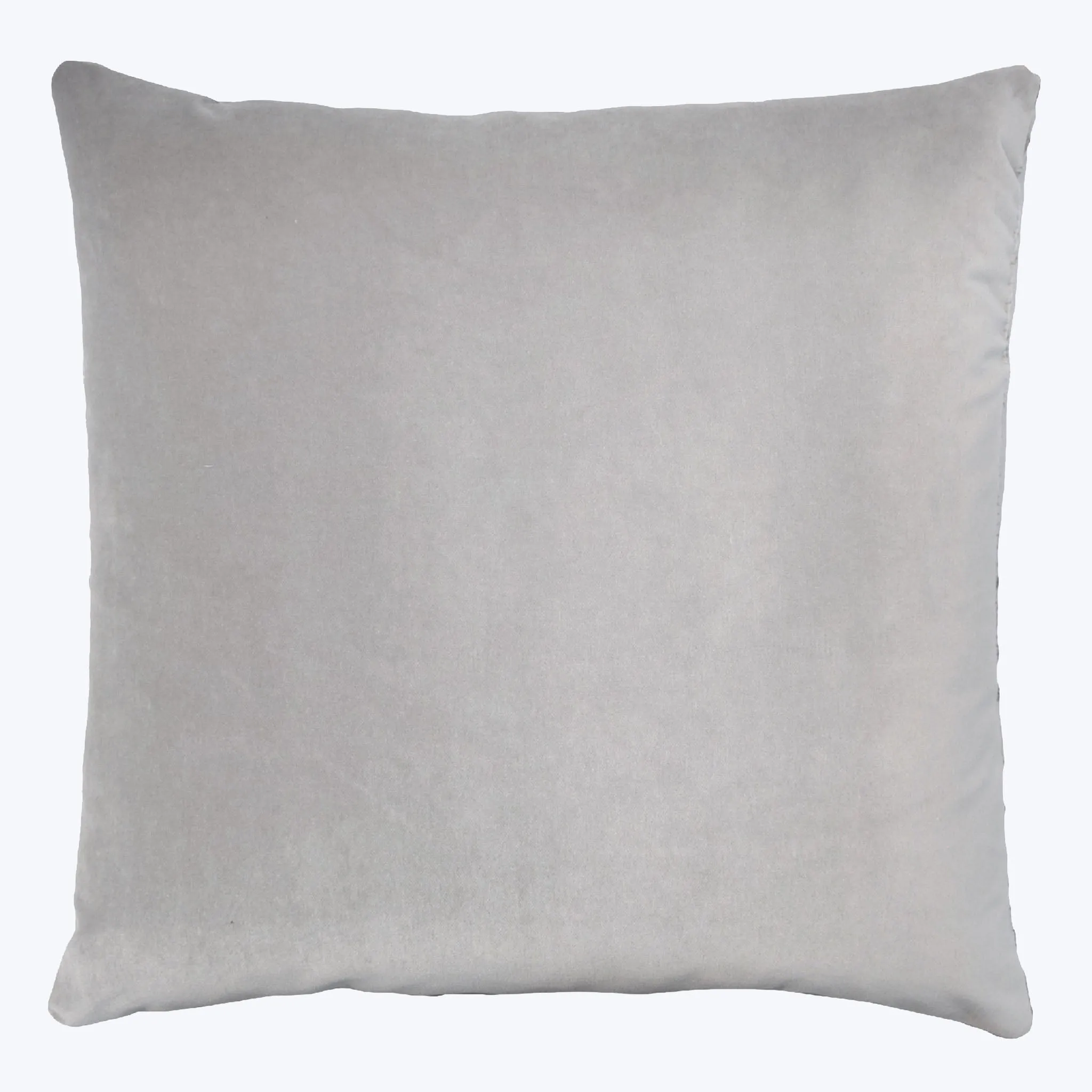 Coral Reef Velvet Pillow, Sharkskin
