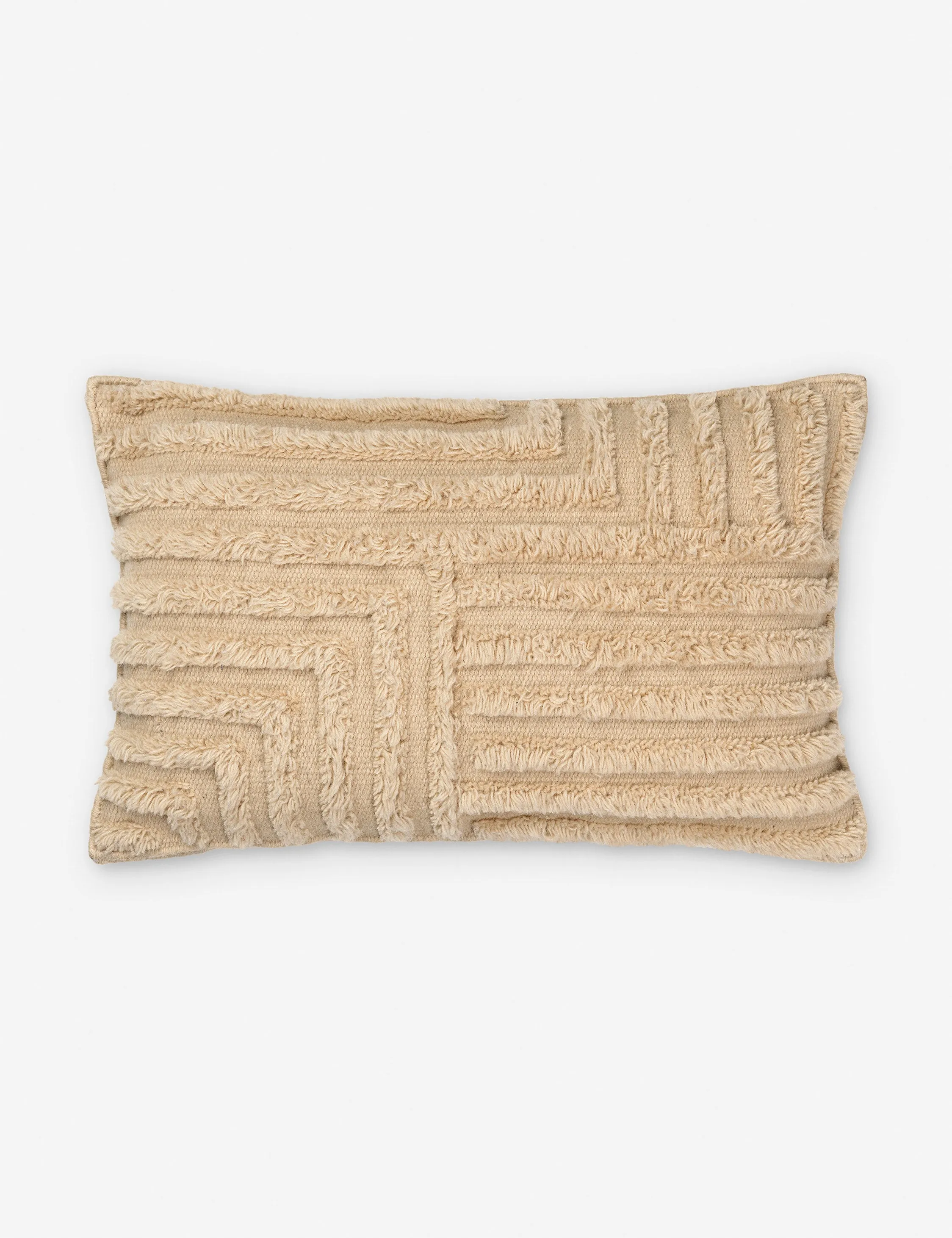 Crease Wool Pillow by Ferm Living Lulu and Georgia
