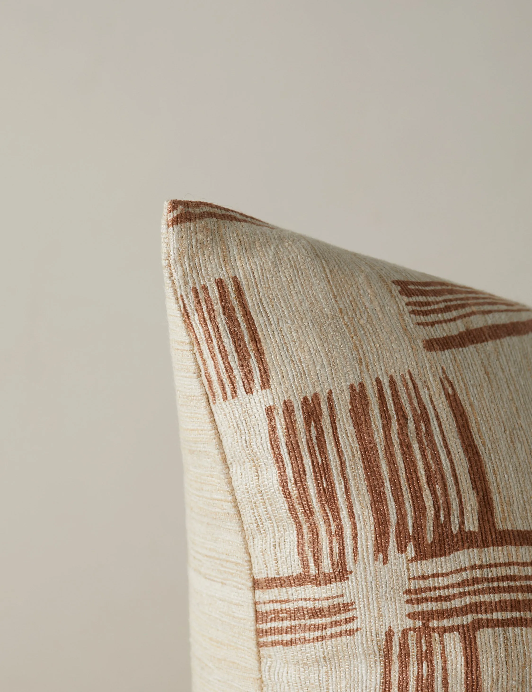 Crossmarks Silk Pillow by Élan Byrd Lulu and Georgia