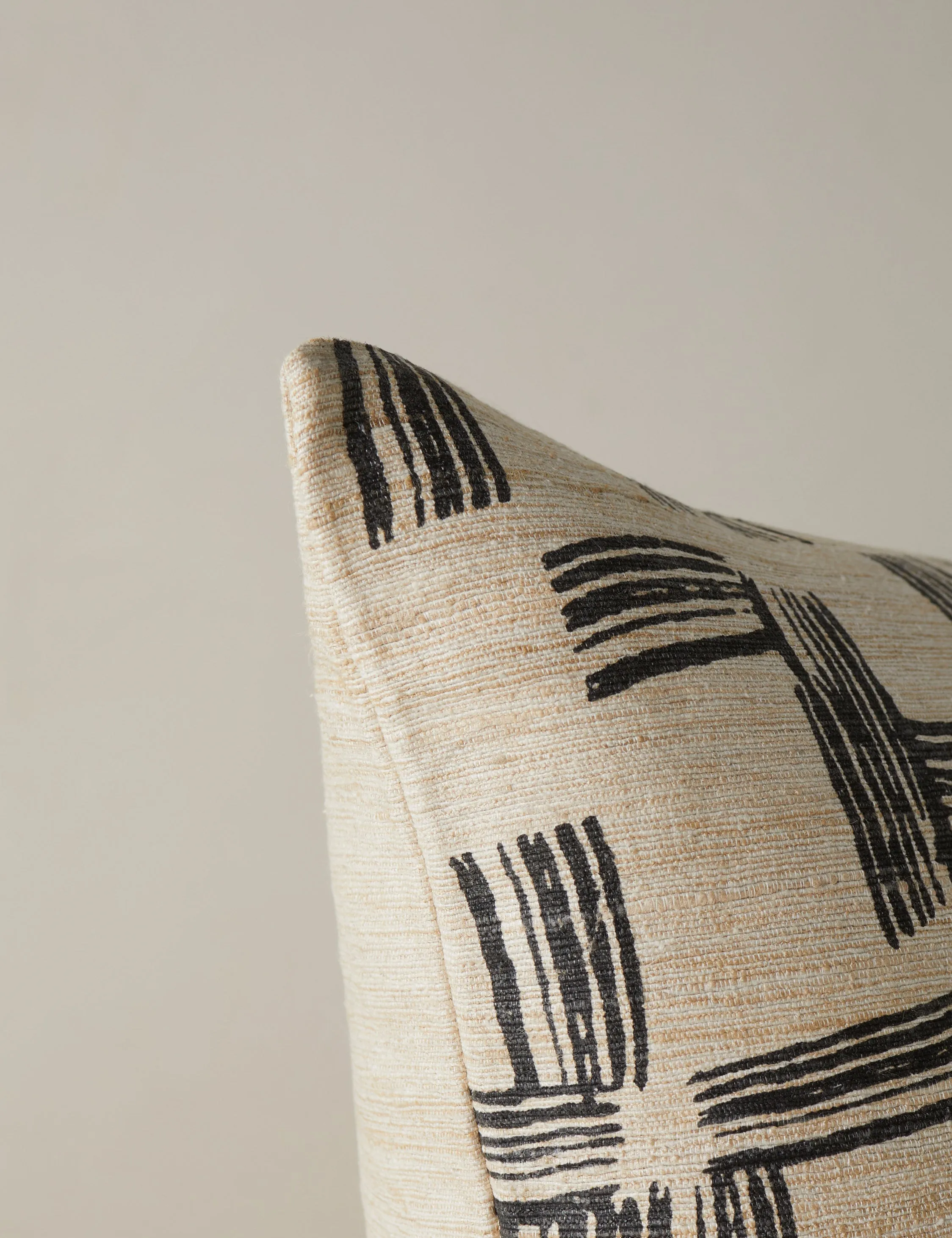 Crossmarks Silk Pillow by Élan Byrd Lulu and Georgia