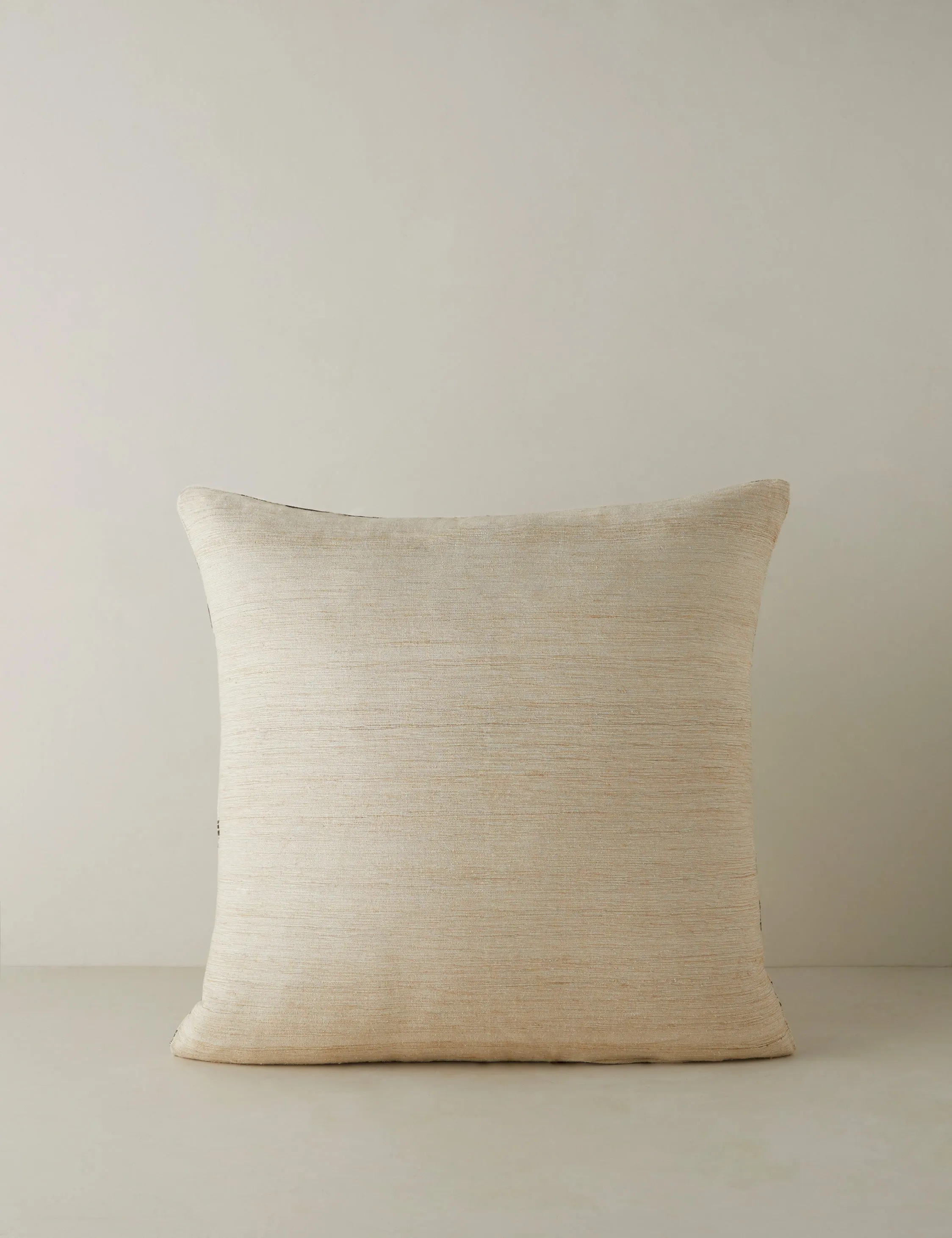 Crossmarks Silk Pillow by Élan Byrd Lulu and Georgia