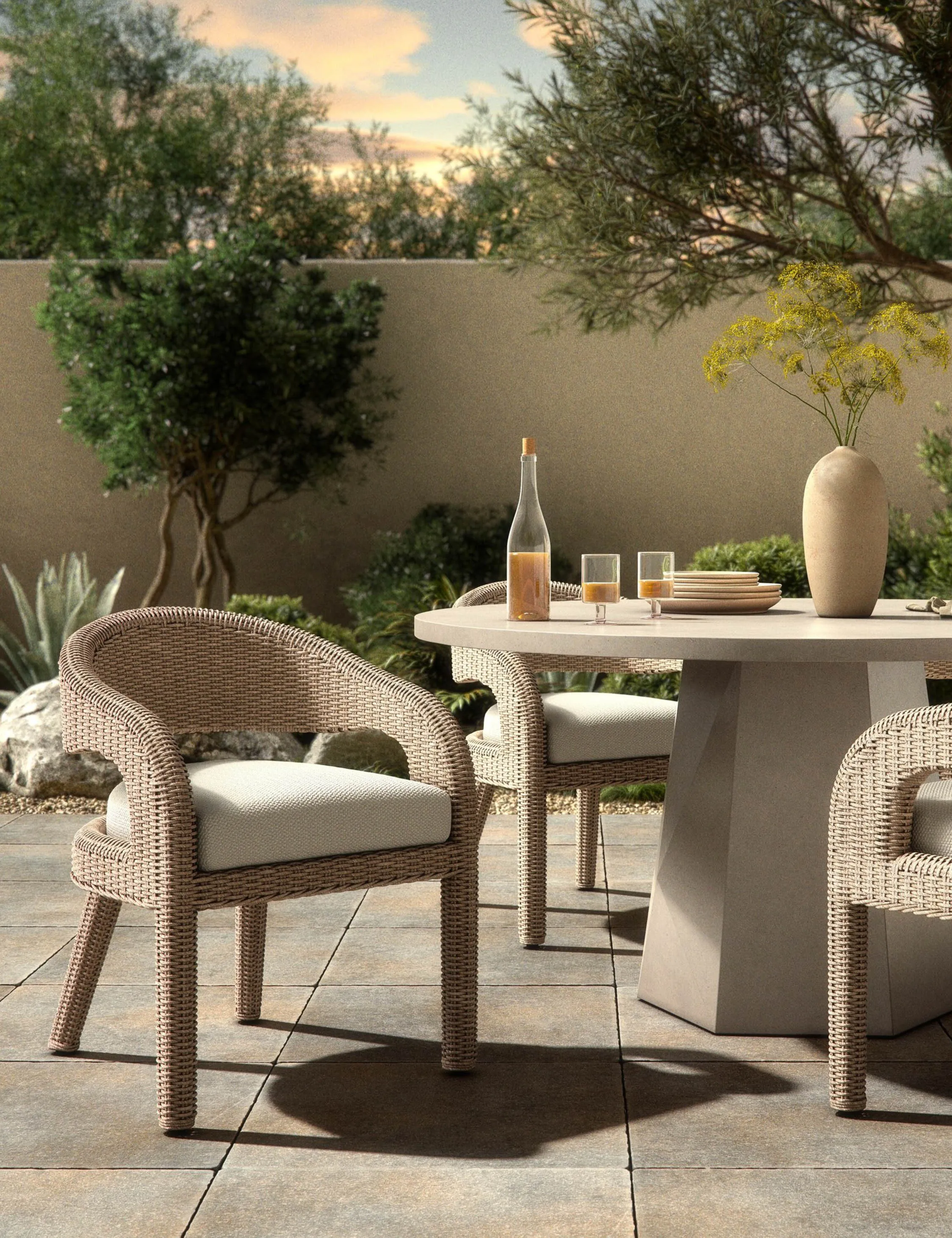 Delacroix Indoor / Outdoor Dining Chair Lulu and Georgia