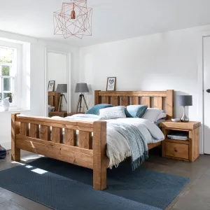 Derwent Bed Frame With Footboard Funky Chunky