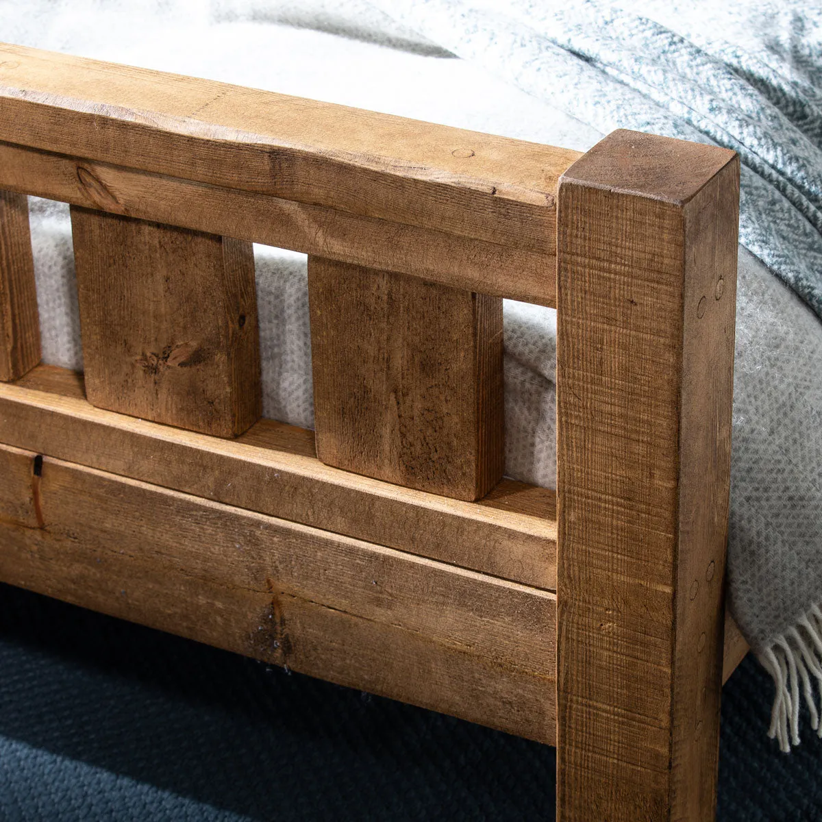 Derwent Bed Frame With Footboard Funky Chunky