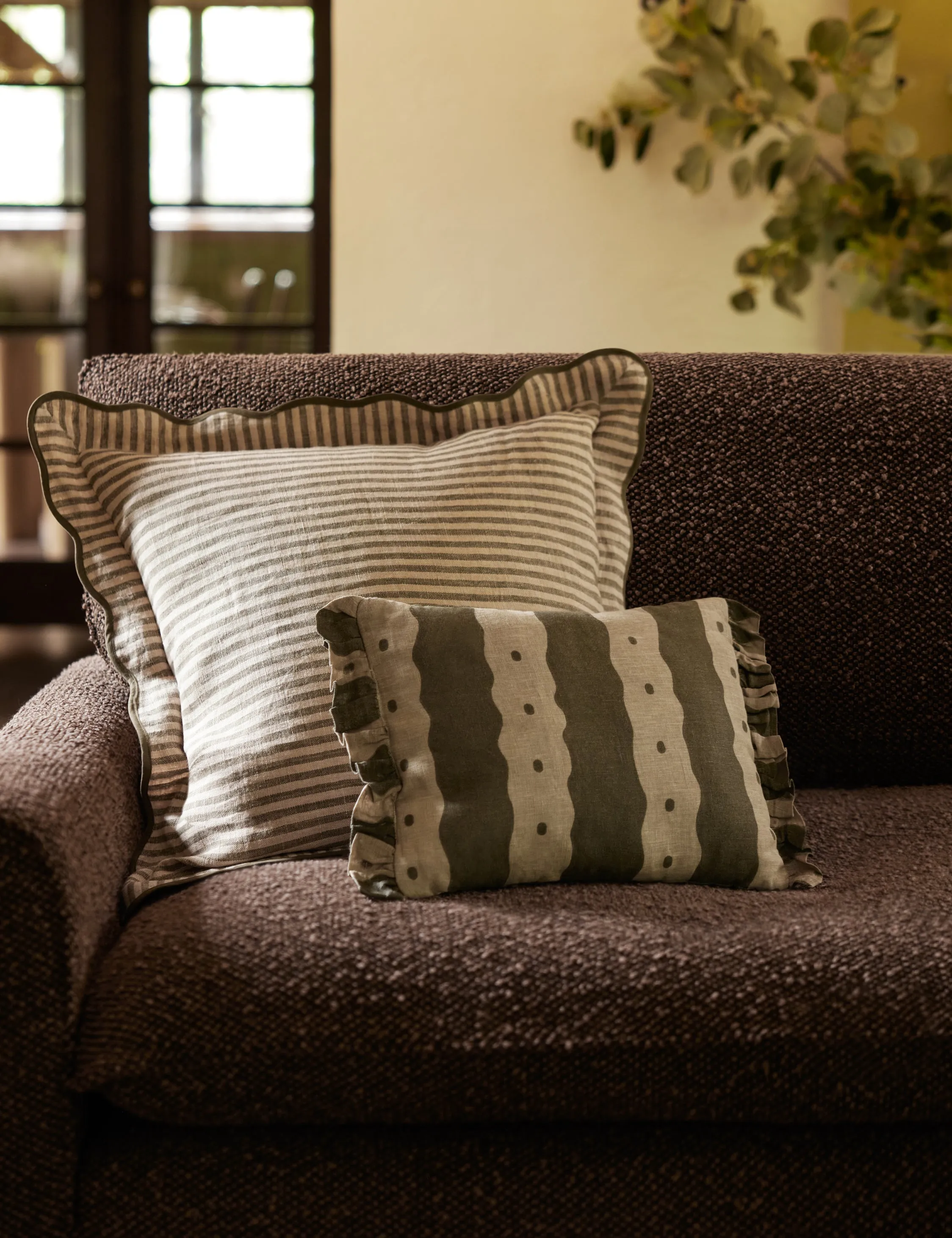 Dotti Linen Pillow by Sarah Sherman Samuel Lulu and Georgia
