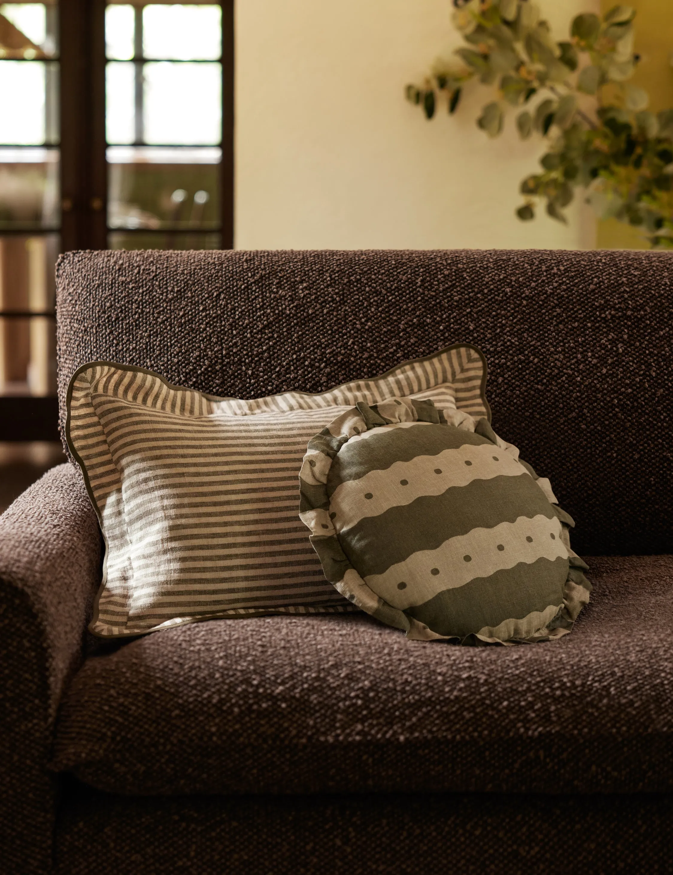 Dotti Linen Pillow by Sarah Sherman Samuel Lulu and Georgia