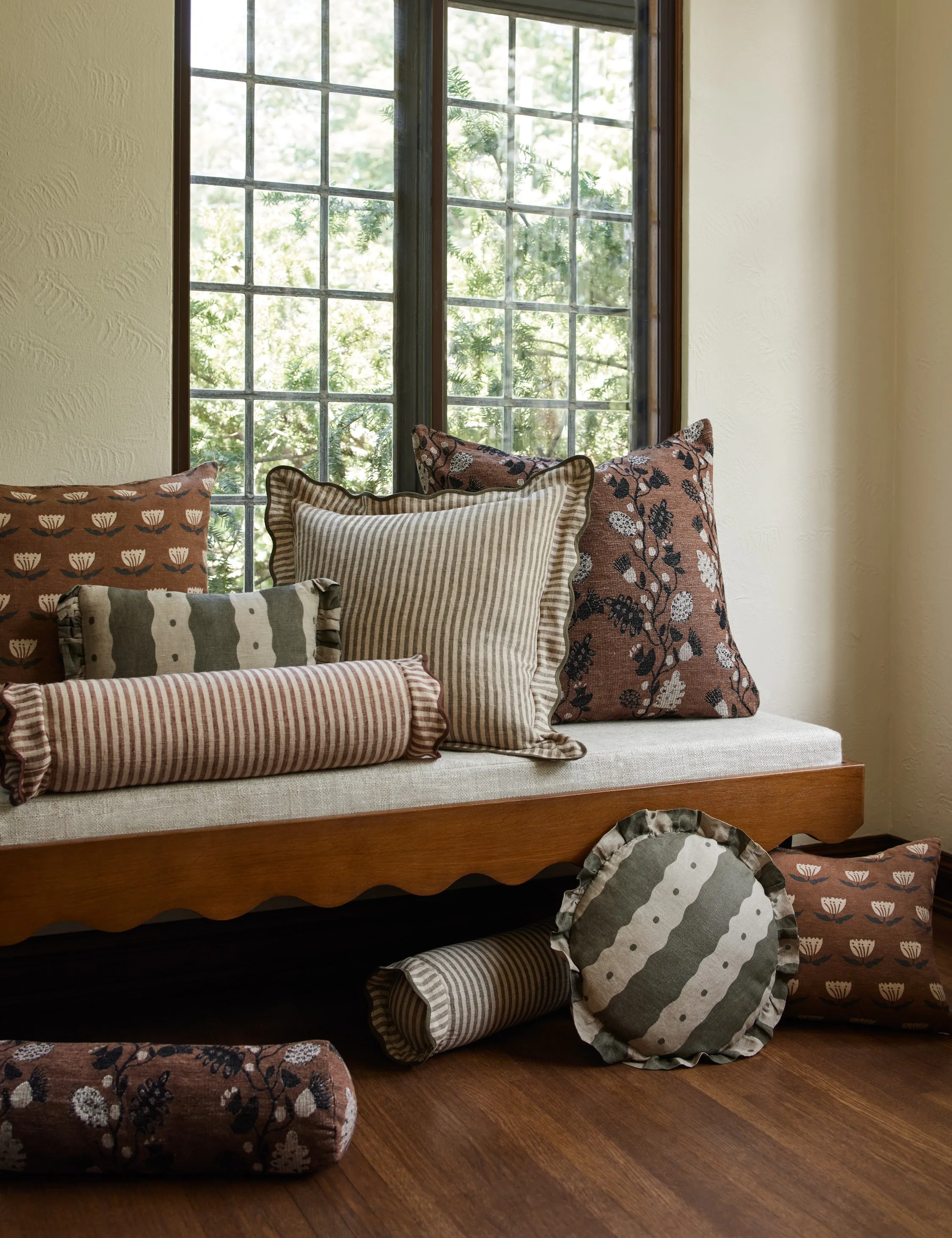 Dotti Linen Pillow by Sarah Sherman Samuel Lulu and Georgia