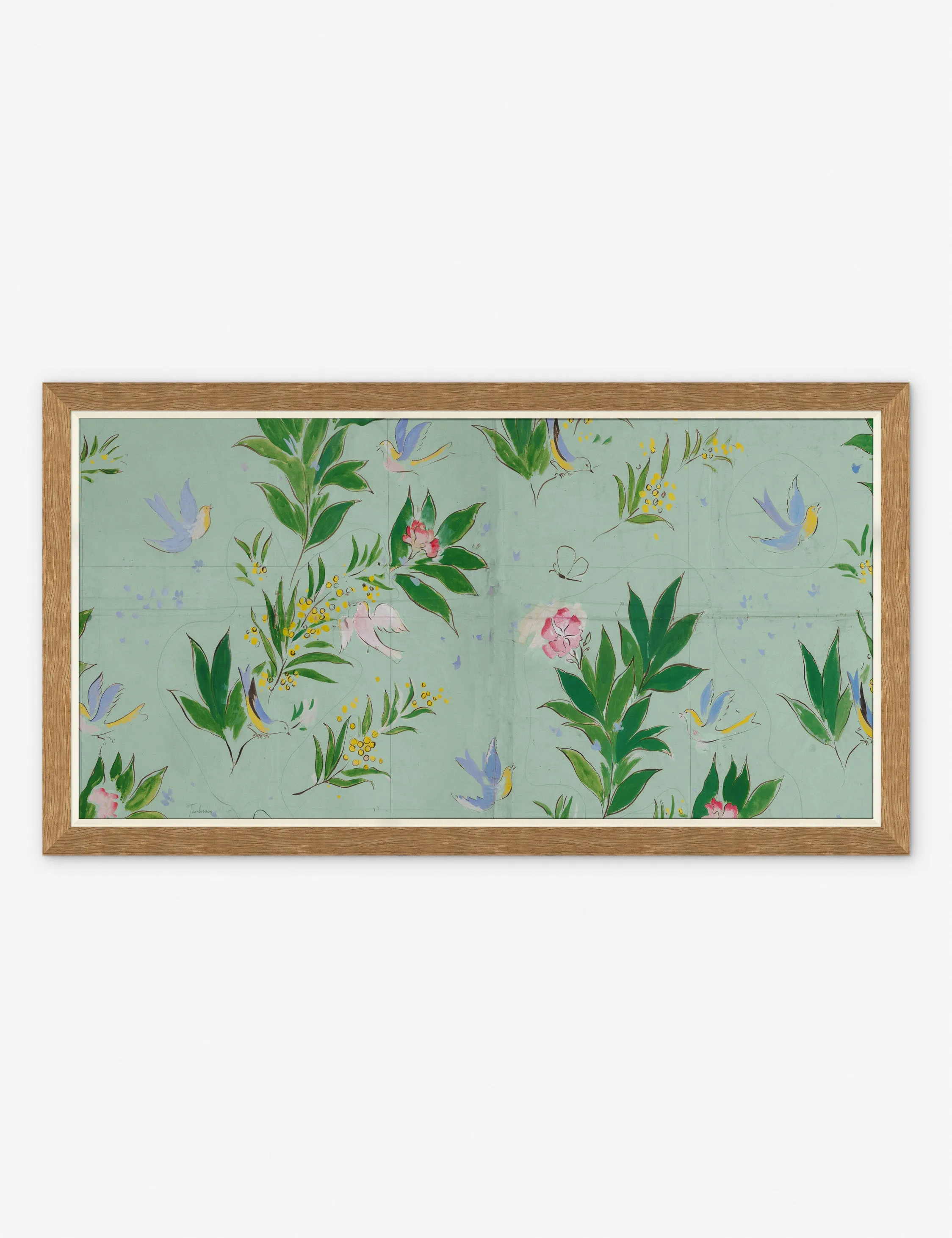 Doves Print by Paule Marrot Lulu and Georgia