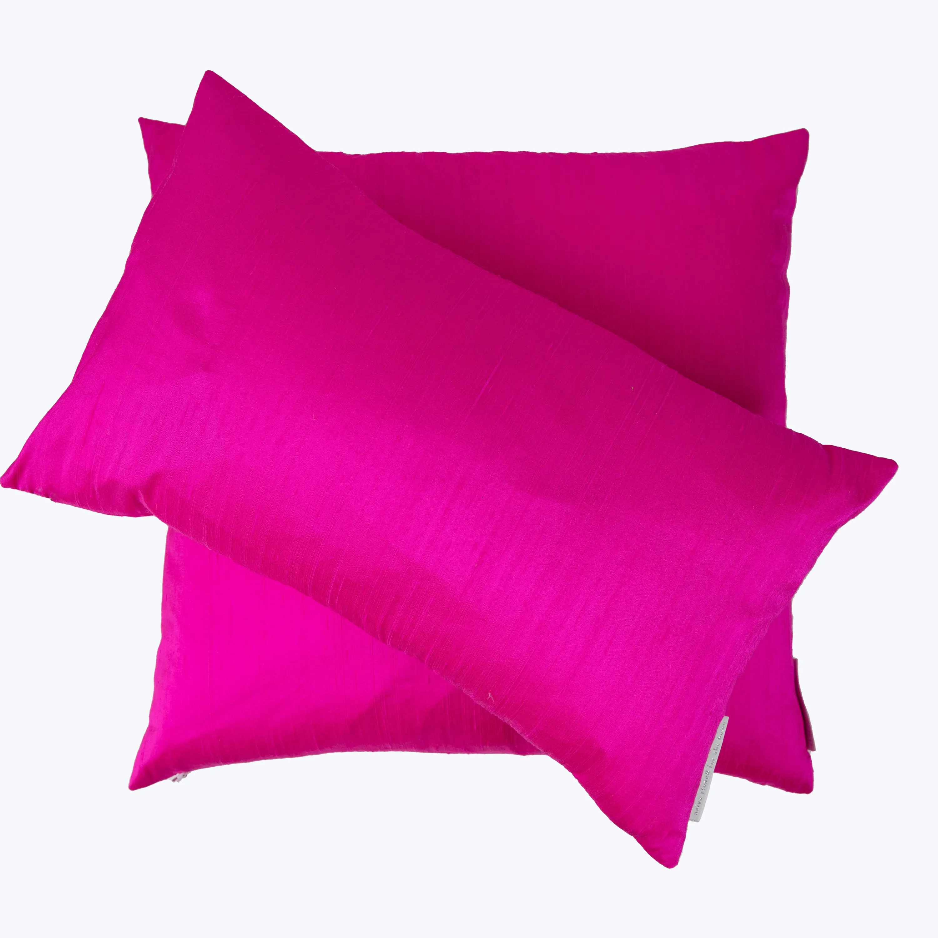 Dupioni Hot Pink Pillow