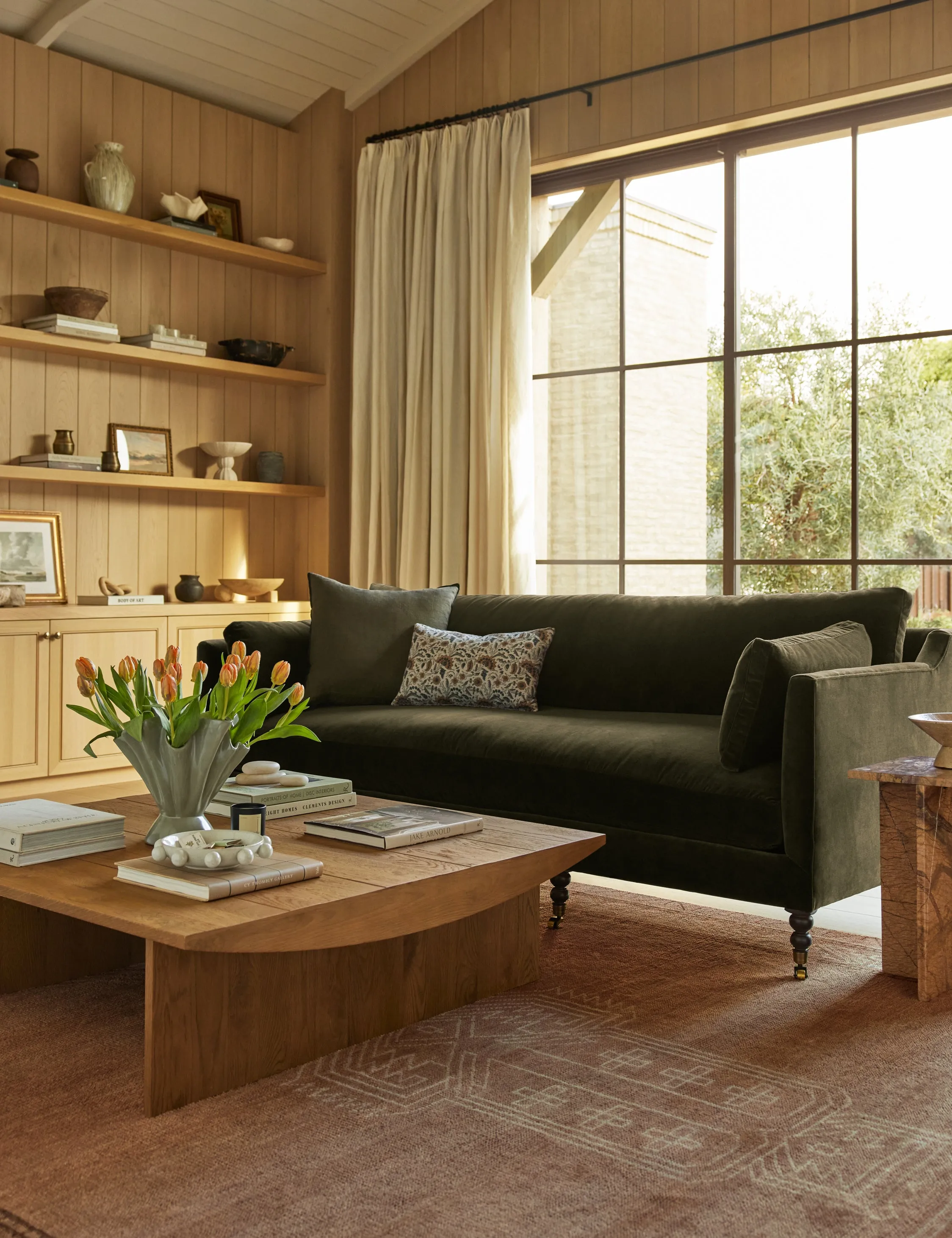 Eames Linen Pillow Lulu and Georgia