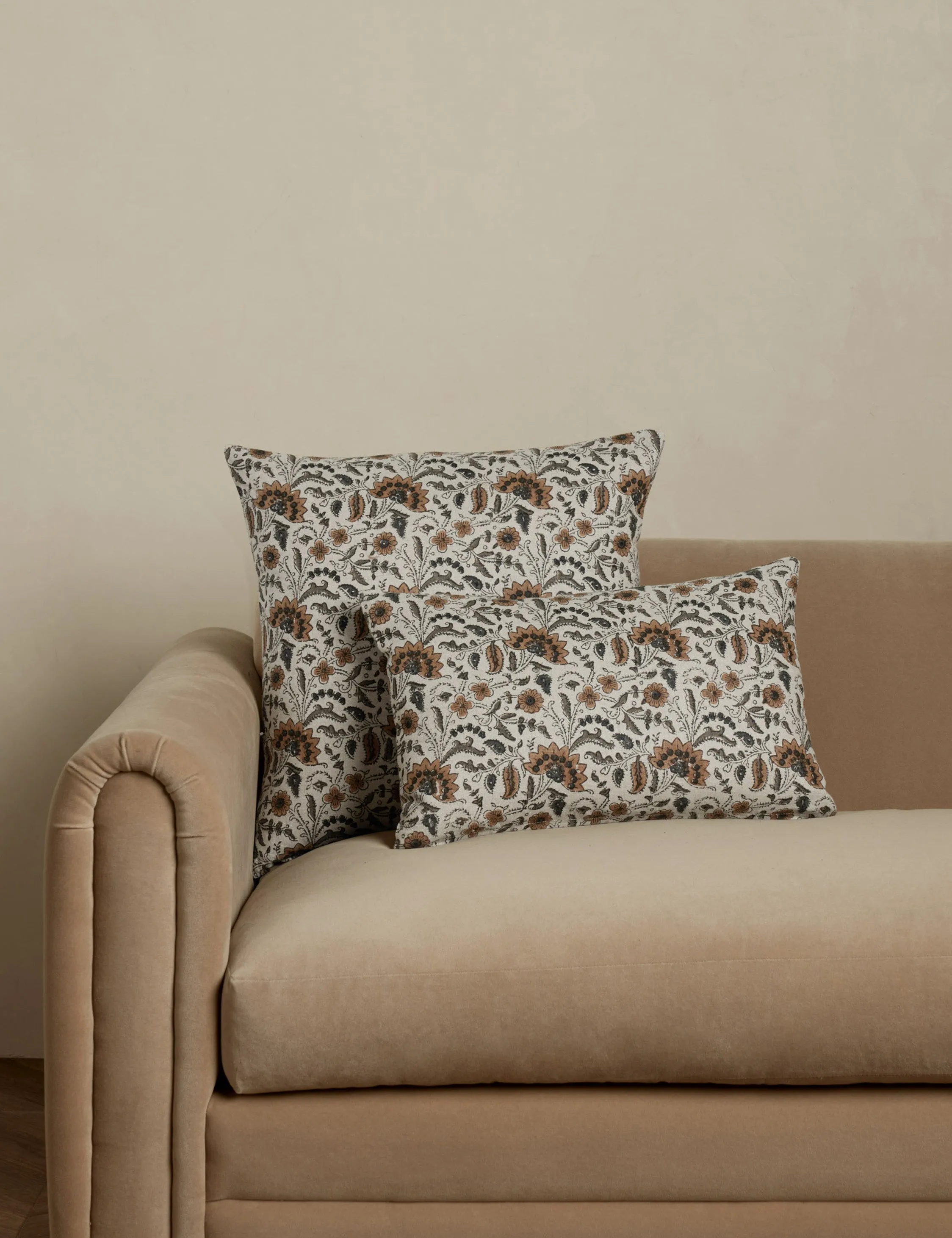Eames Linen Pillow Lulu and Georgia