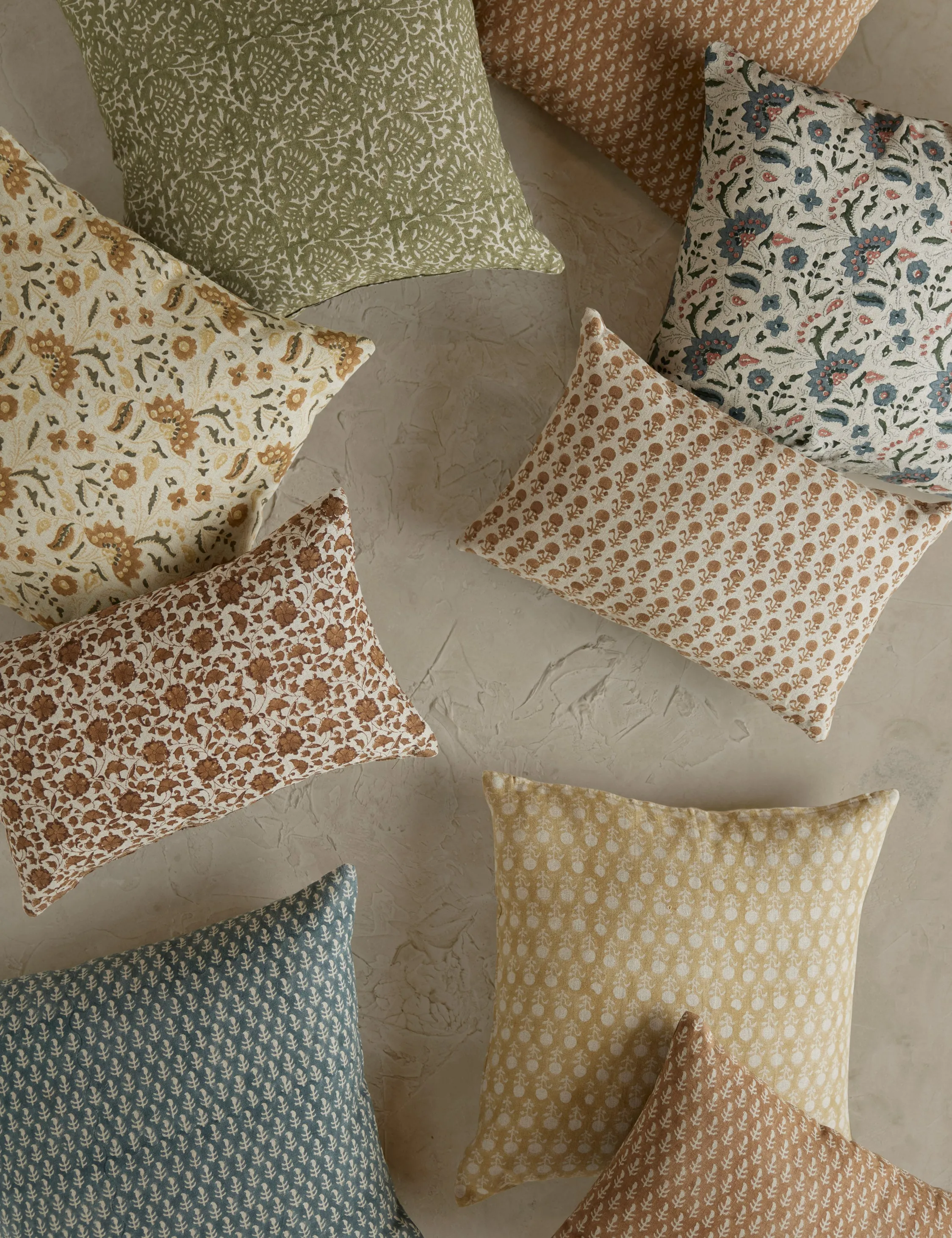 Eames Linen Pillow Lulu and Georgia