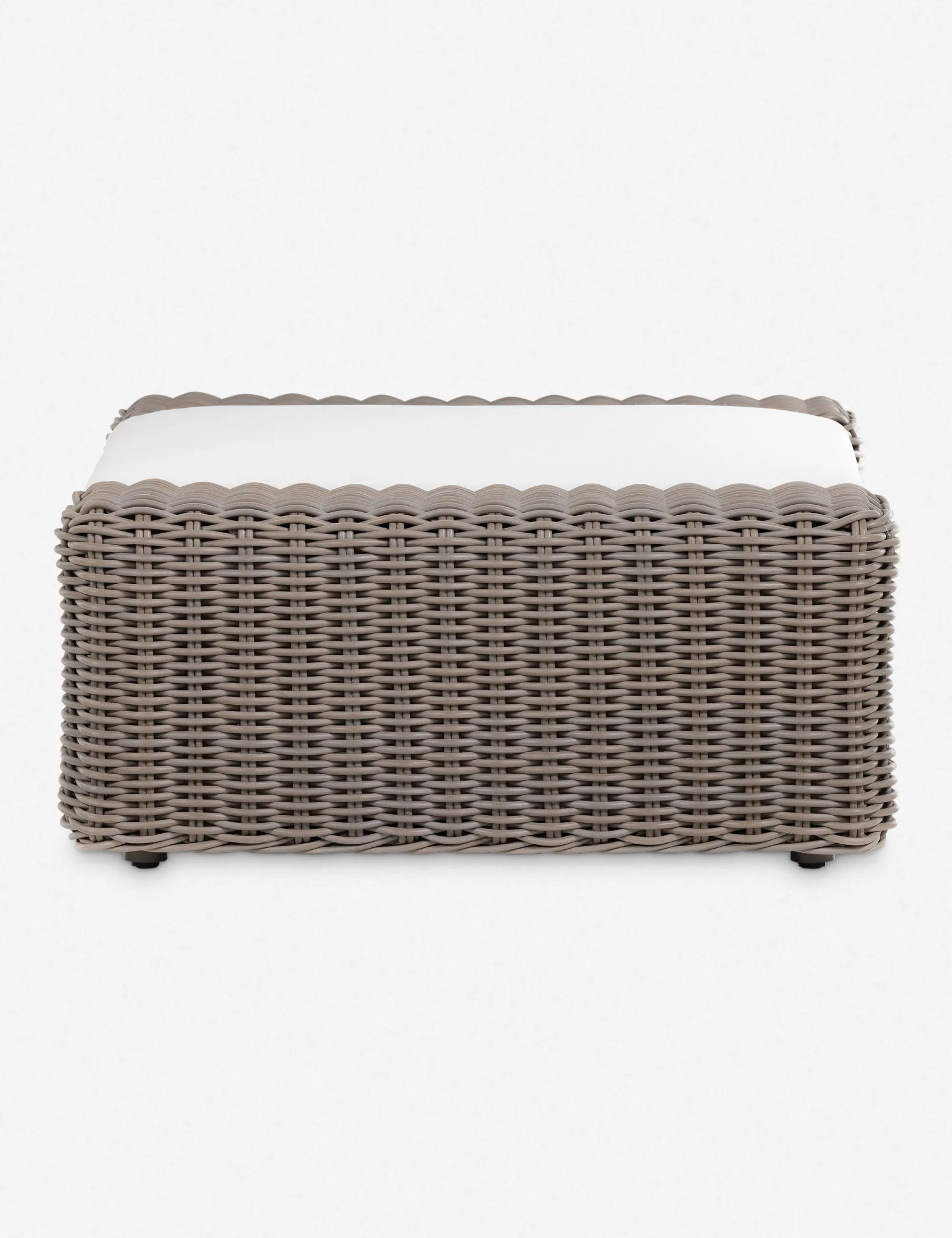 Eugenie Indoor / Outdoor Ottoman Lulu and Georgia